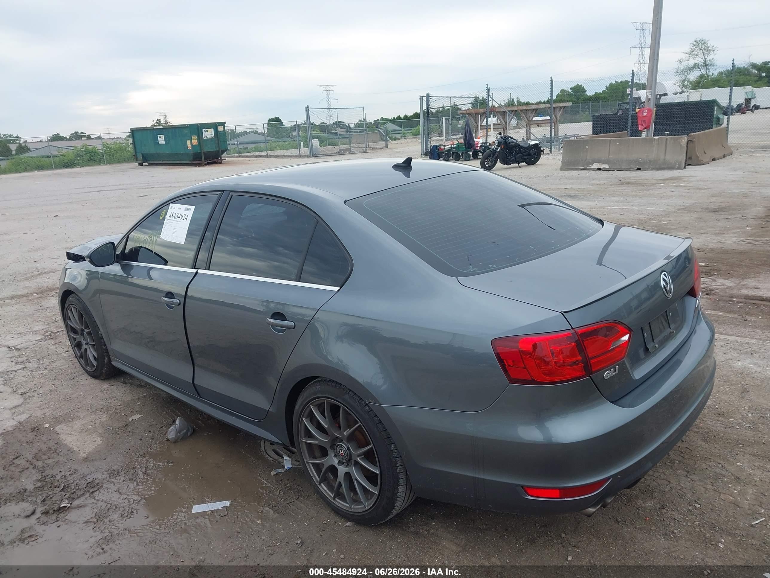 2013 Volkswagen Jetta Gli Autobahn W/nav Gray vin: 3VW467AJ2DM386985
