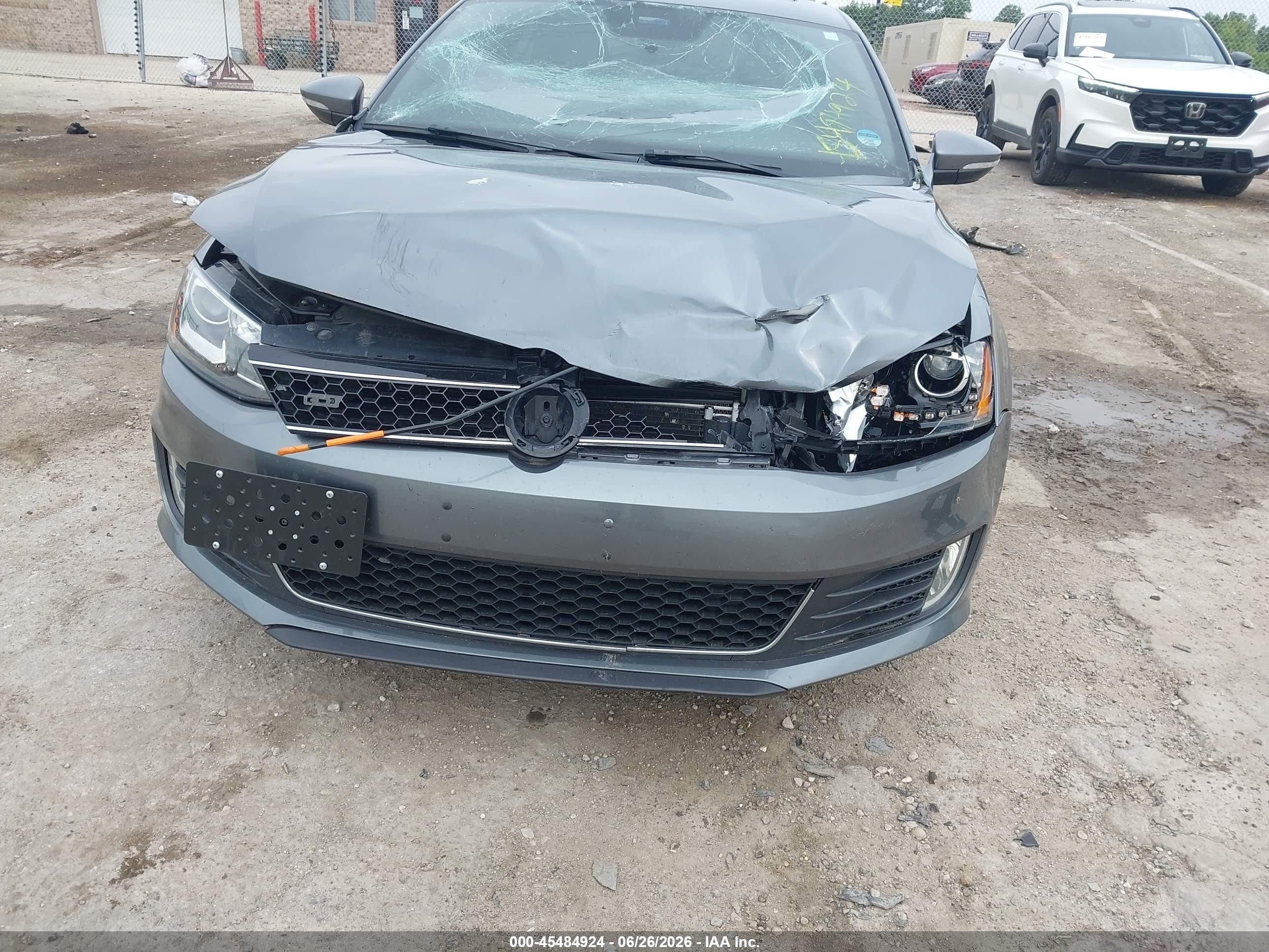 2013 Volkswagen Jetta Gli Autobahn W/nav Gray vin: 3VW467AJ2DM386985
