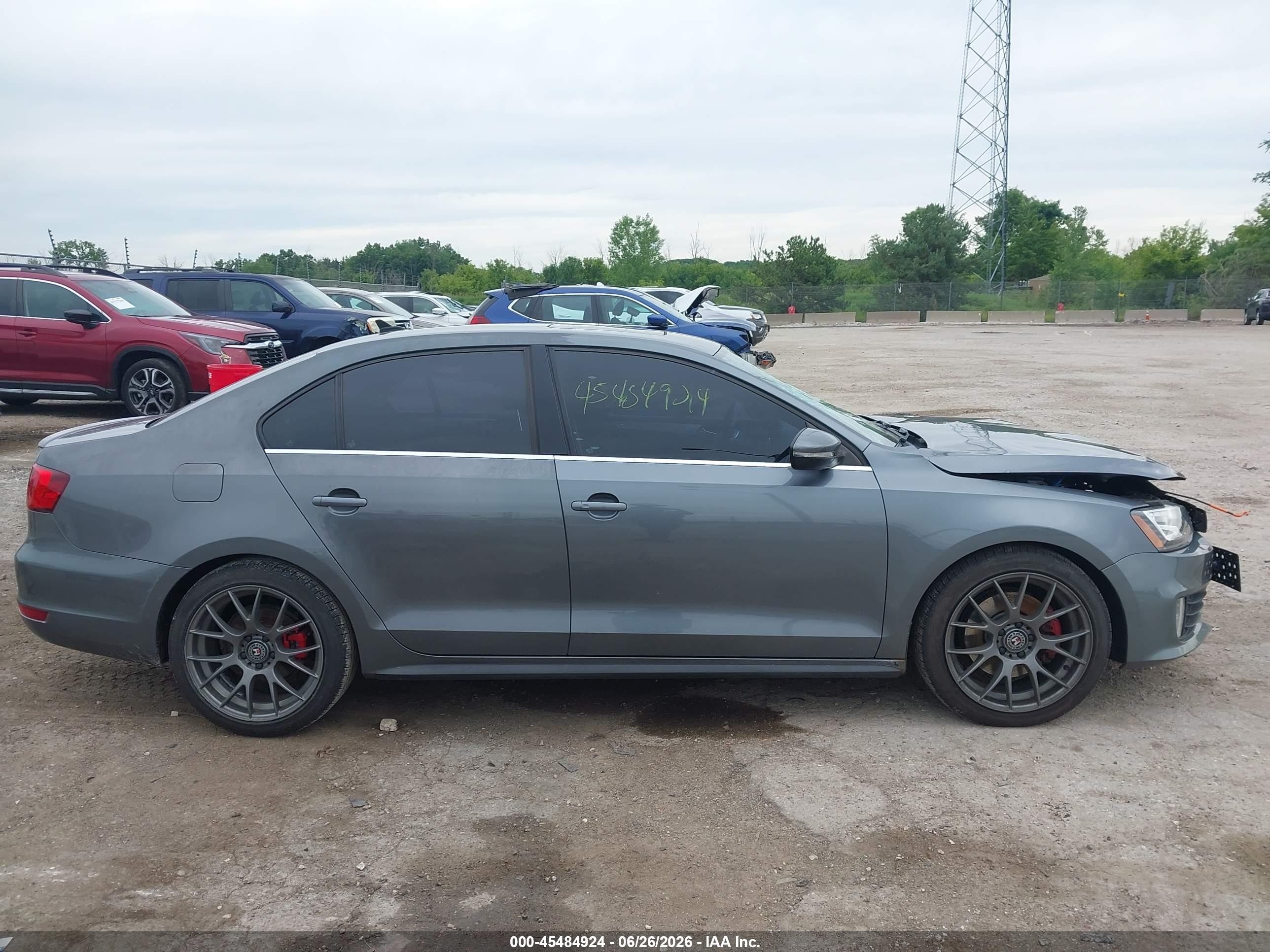 2013 Volkswagen Jetta Gli Autobahn W/nav Gray vin: 3VW467AJ2DM386985