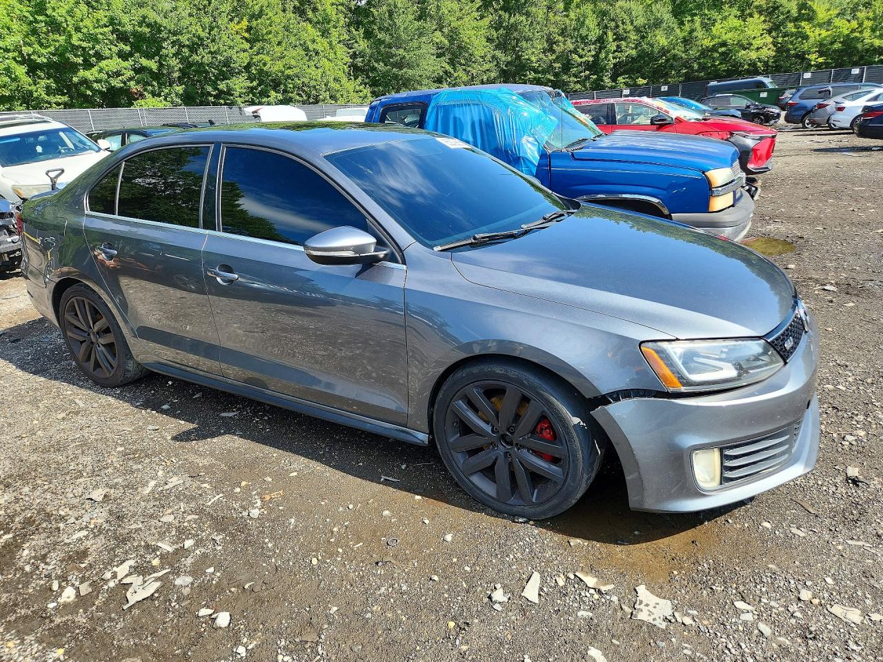 2013 Volkswagen Jetta Gli Gray vin: 3VW467AJ4DM264063