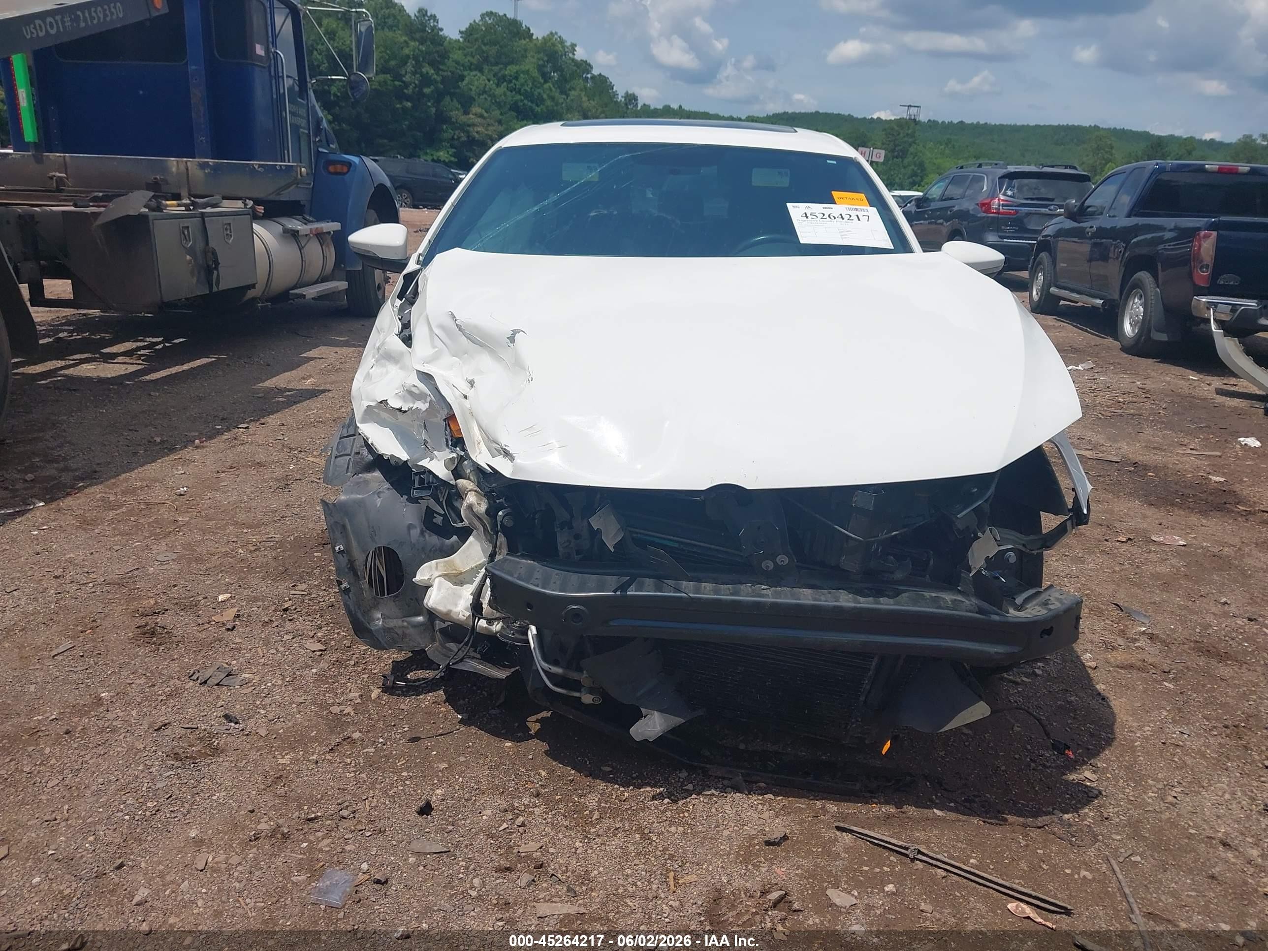 2013 Volkswagen Jetta Gli Autobahn White vin: 3VW467AJ5DM247031
