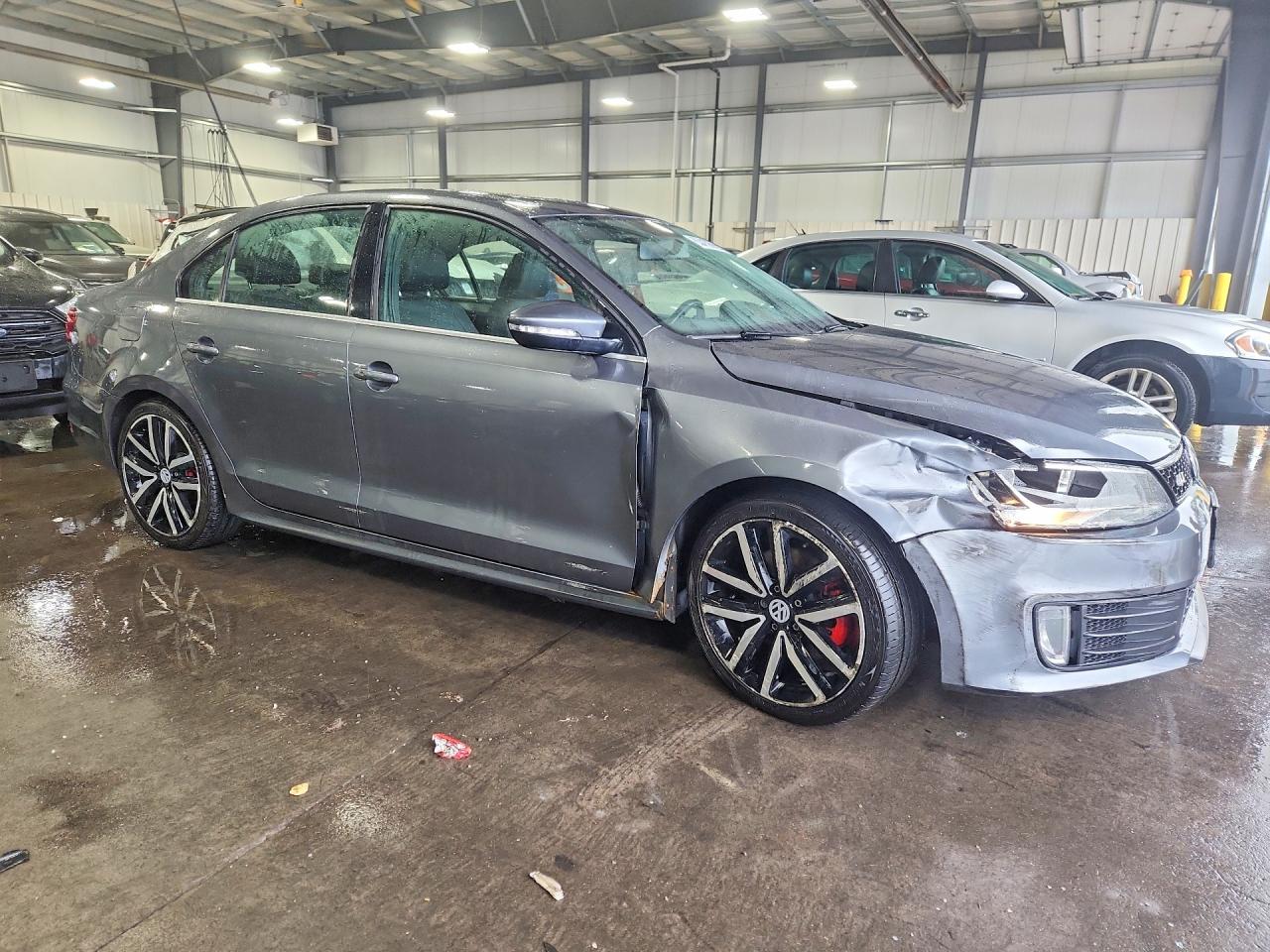 2012 Volkswagen Jetta Gli Серебряный vin: 3VW467AJ9CM404705