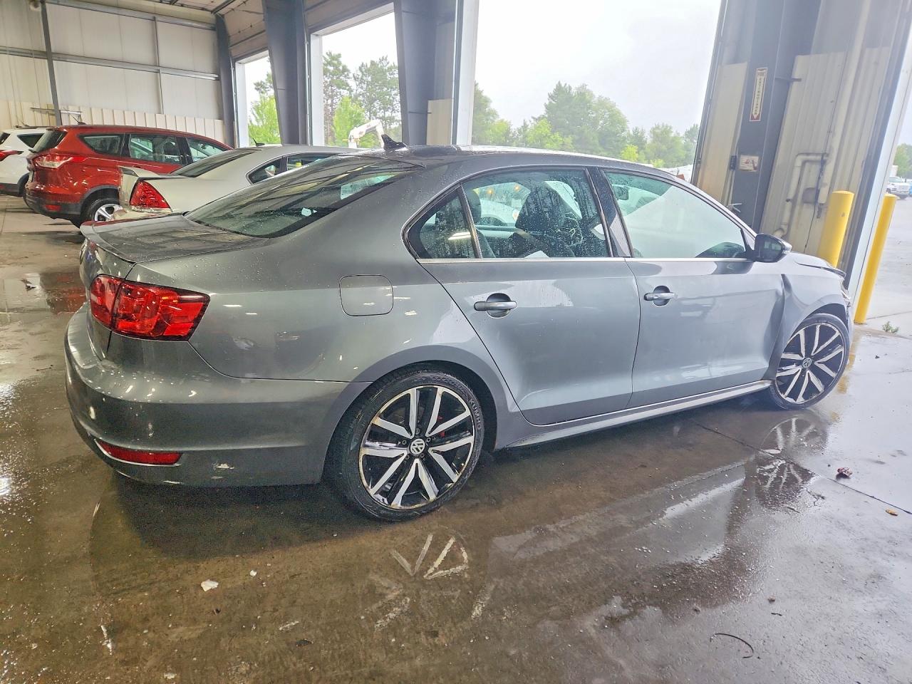 2012 Volkswagen Jetta Gli Серебряный vin: 3VW467AJ9CM404705