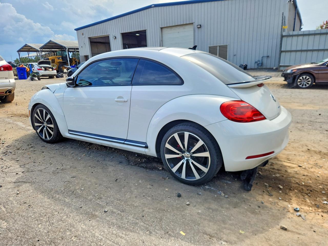 2012 Volkswagen Beetle Turbo White vin: 3VW467AT3CM649727