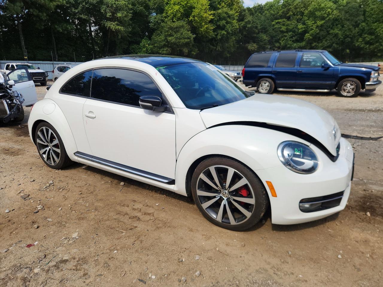 2012 Volkswagen Beetle Turbo White vin: 3VW467AT3CM649727