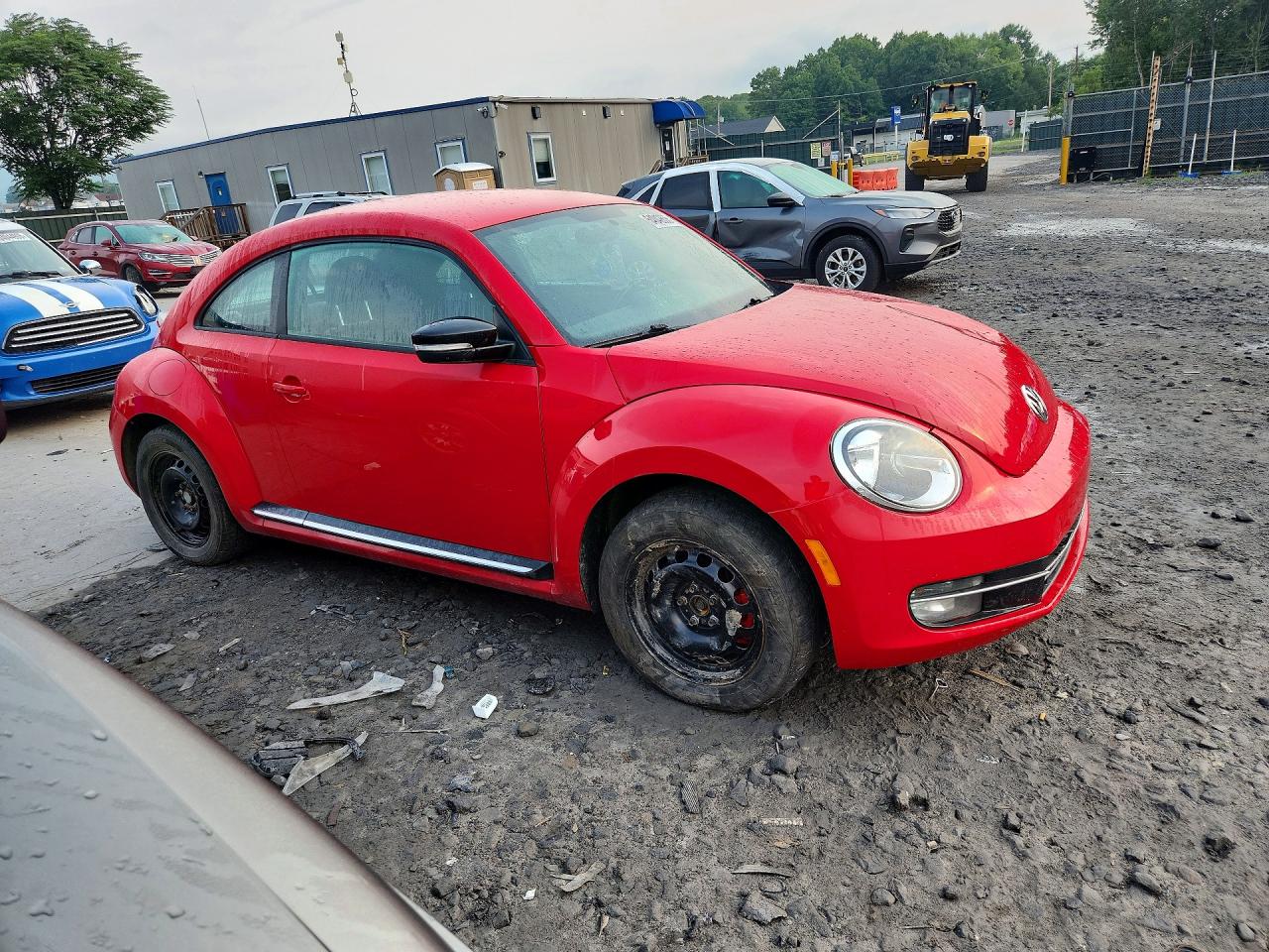 2013 Volkswagen Beetle Turbo Red vin: 3VW467ATXDM604706