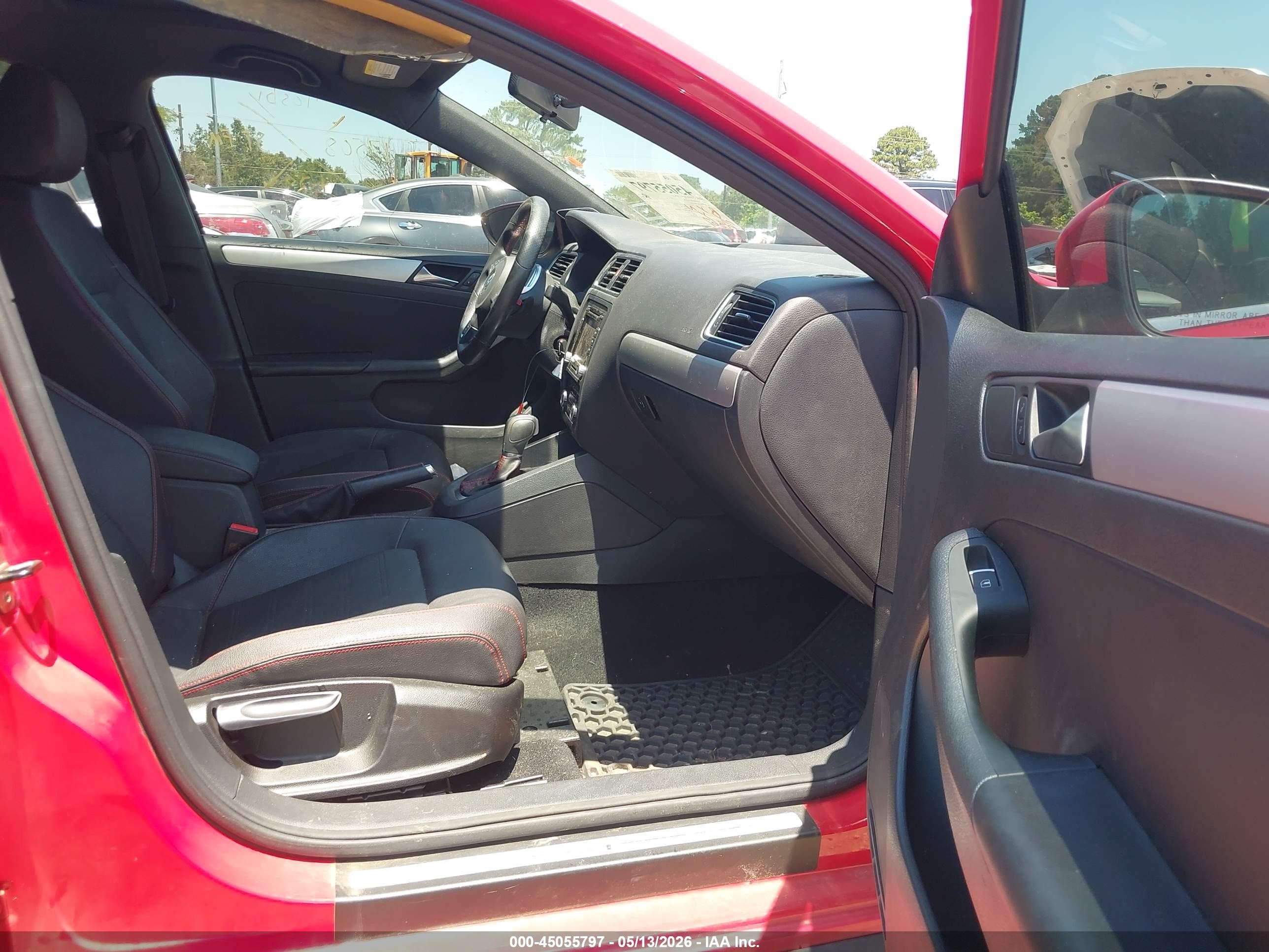 2012 Volkswagen Jetta Gli Autobahn Red vin: 3VW487AJ4CM007834
