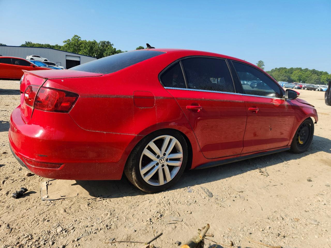 2012 Volkswagen Jetta Gli Red vin: 3VW4A7AJ0CM371396