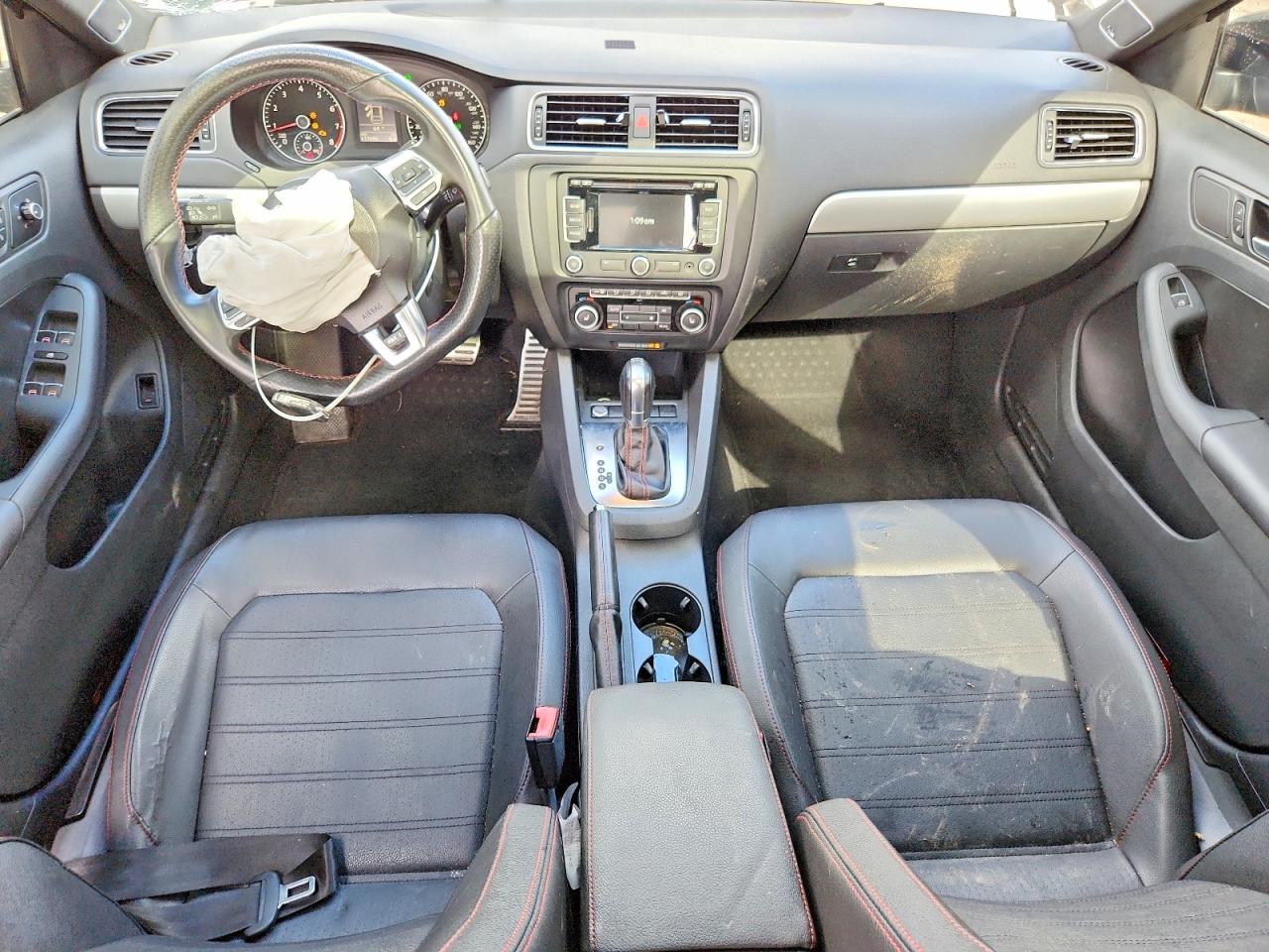 2012 Volkswagen Jetta Gli Black vin: 3VW4A7AJ0CM406731