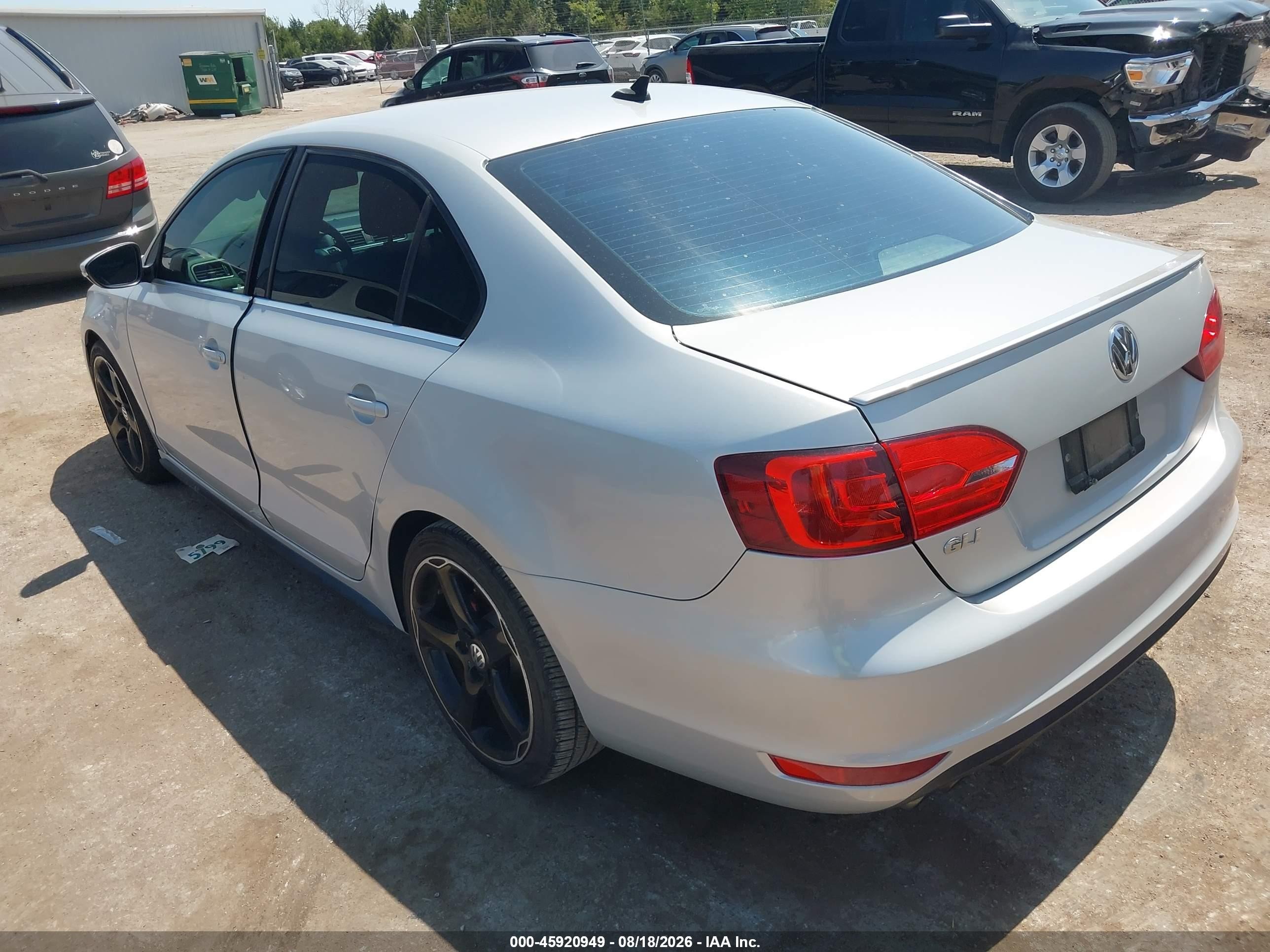 2012 Volkswagen Jetta Gli Autobahn Gray vin: 3VW4A7AJ0CM465276