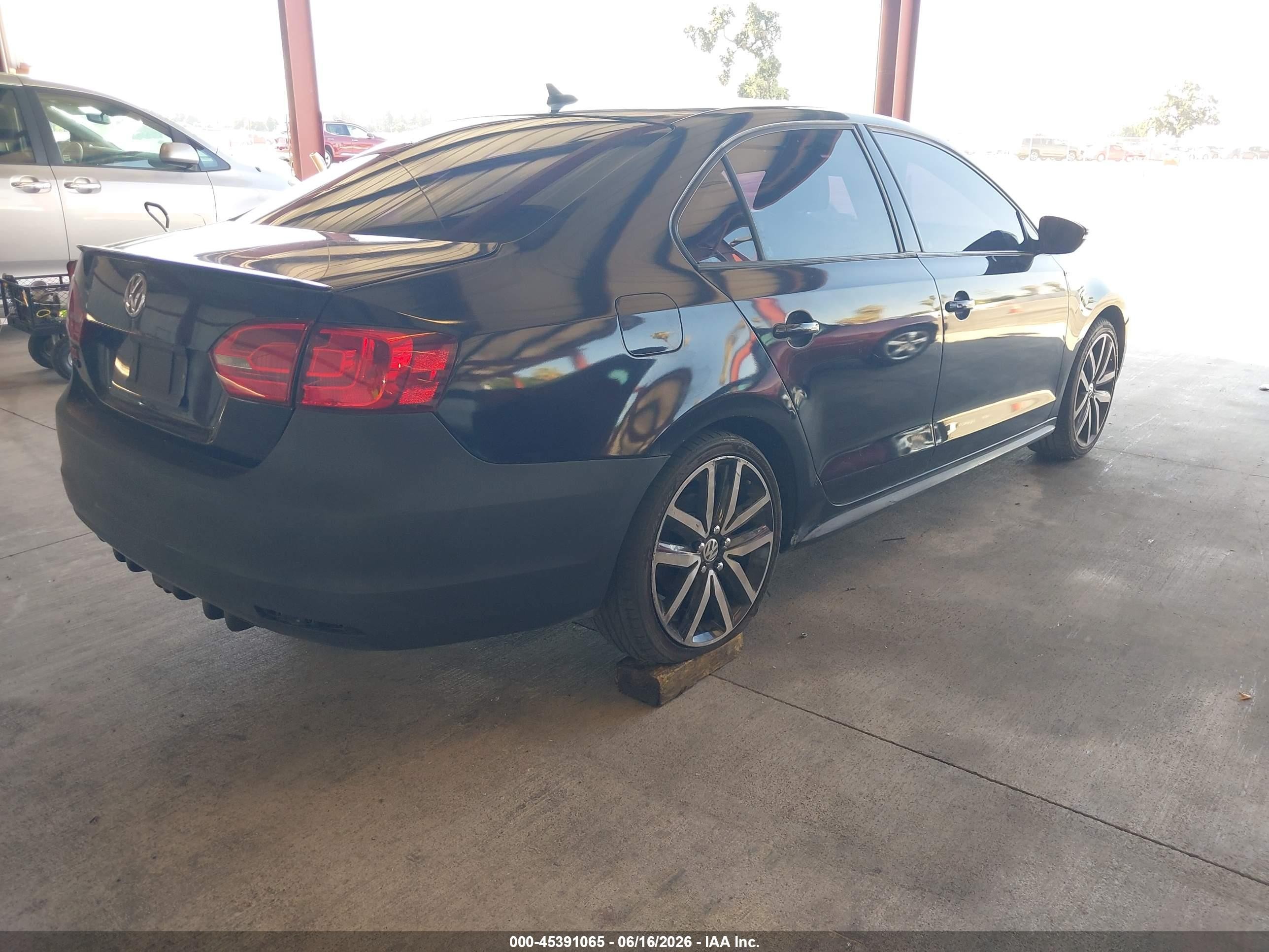 2012 Volkswagen Jetta Gli Autobahn W/nav Black vin: 3VW4A7AJ2CM086778