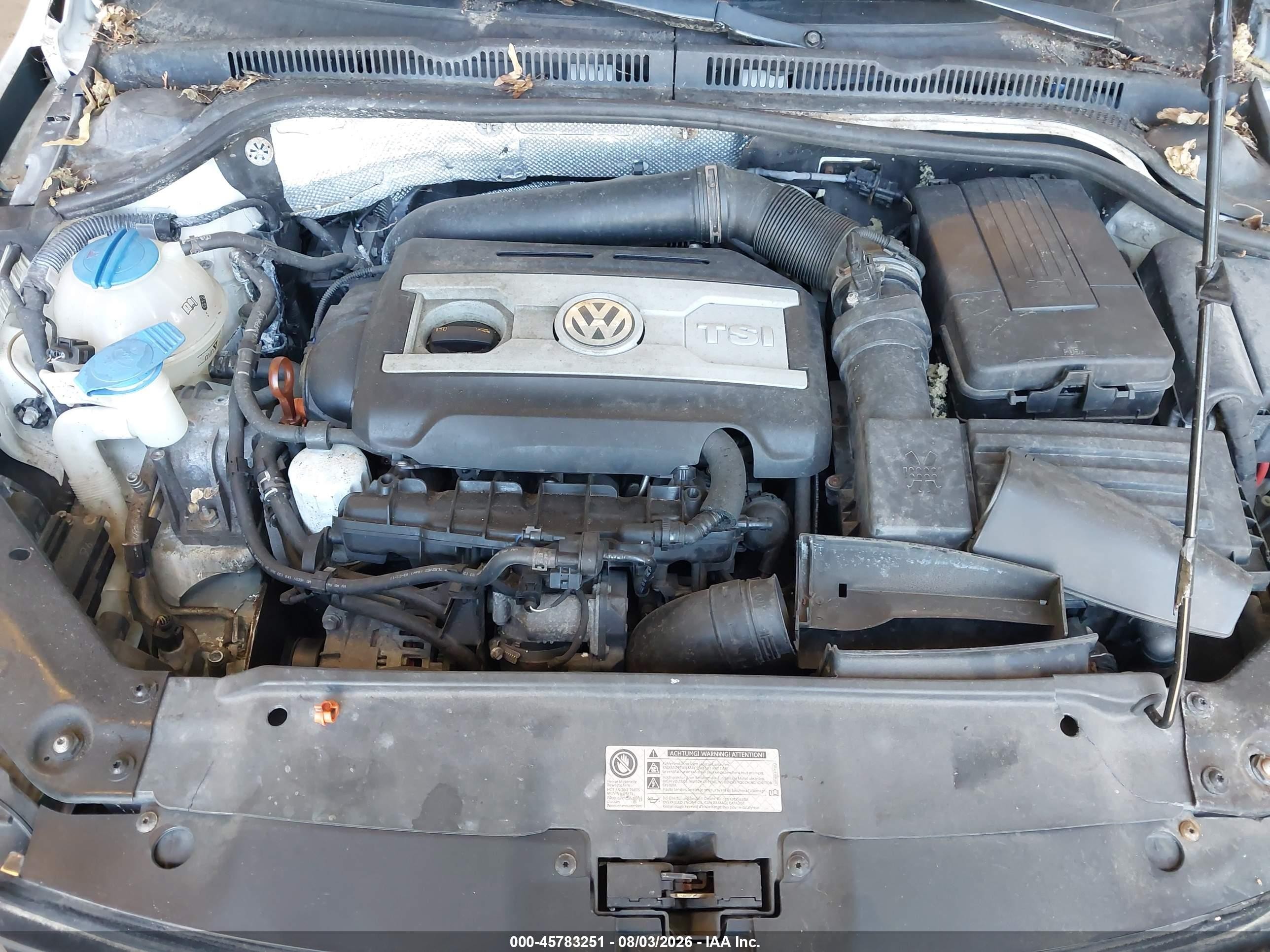 2012 Volkswagen Jetta Gli White vin: 3VW4A7AJ3CM344693