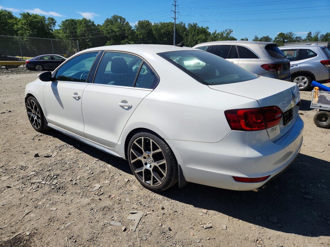 2013 Volkswagen Jetta Gli White vin: 3VW4A7AJ4DM239730