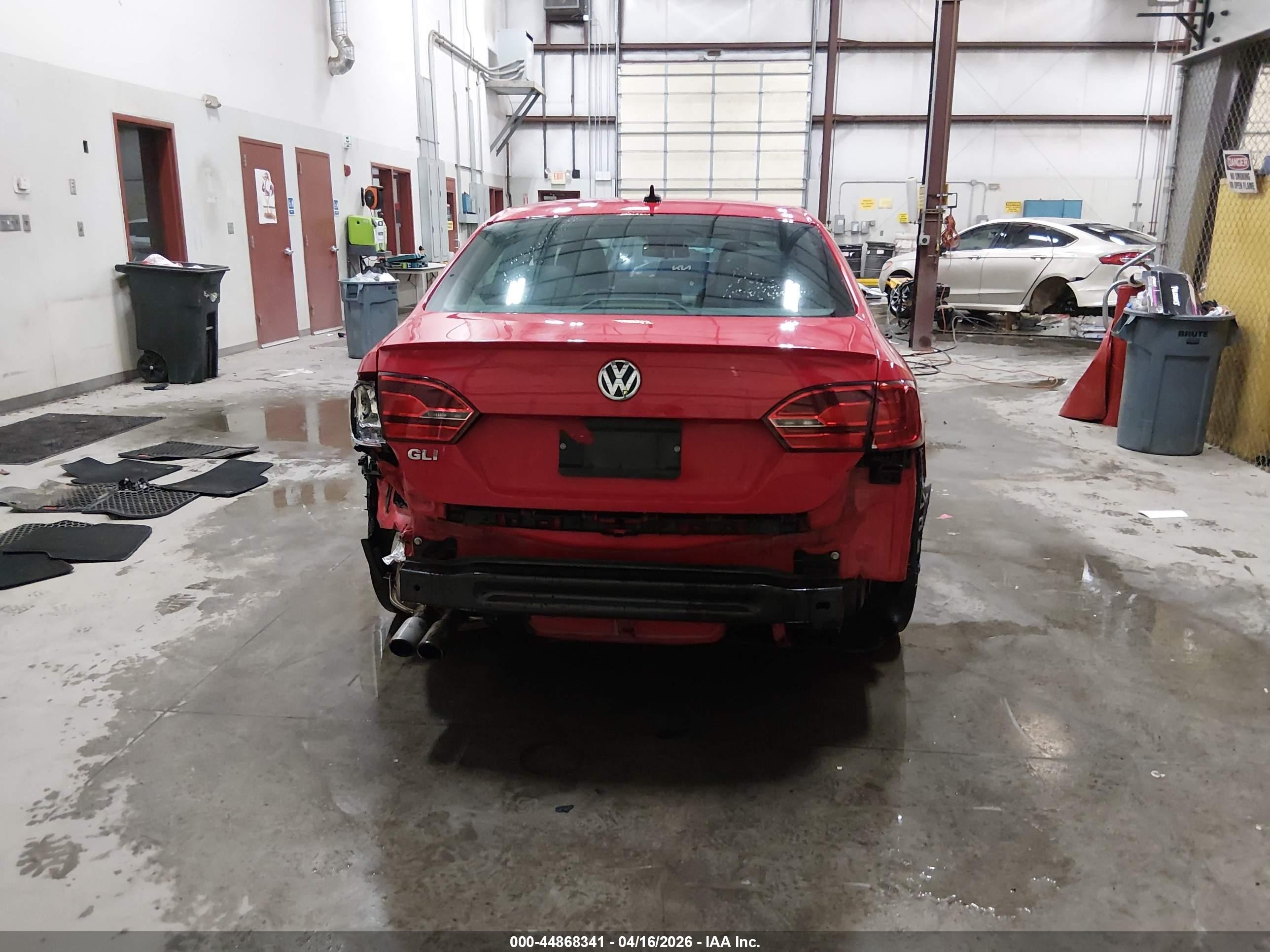 2013 Volkswagen Jetta Gli Autobahn Red vin: 3VW4A7AJ5DM233967