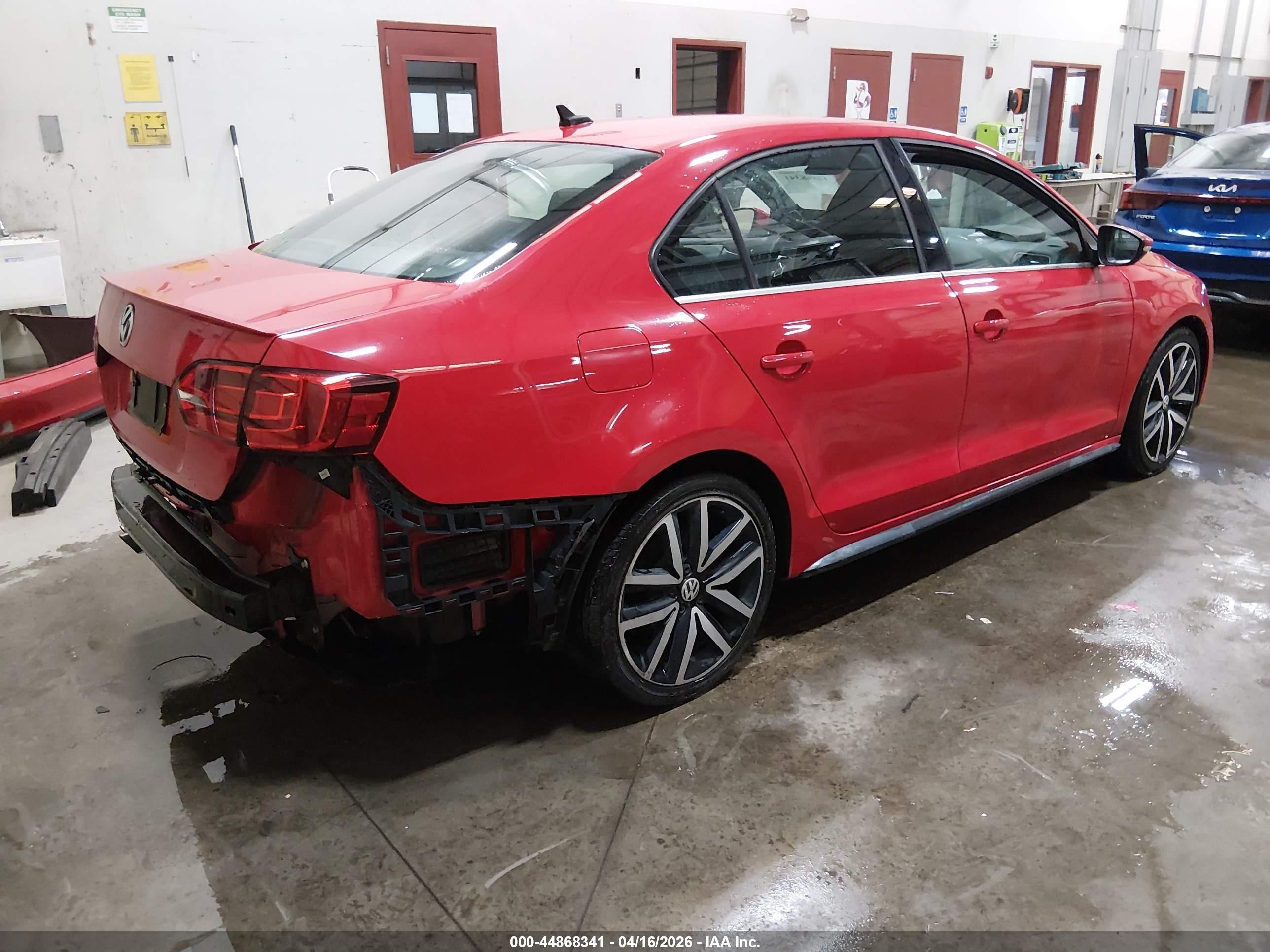2013 Volkswagen Jetta Gli Autobahn Red vin: 3VW4A7AJ5DM233967