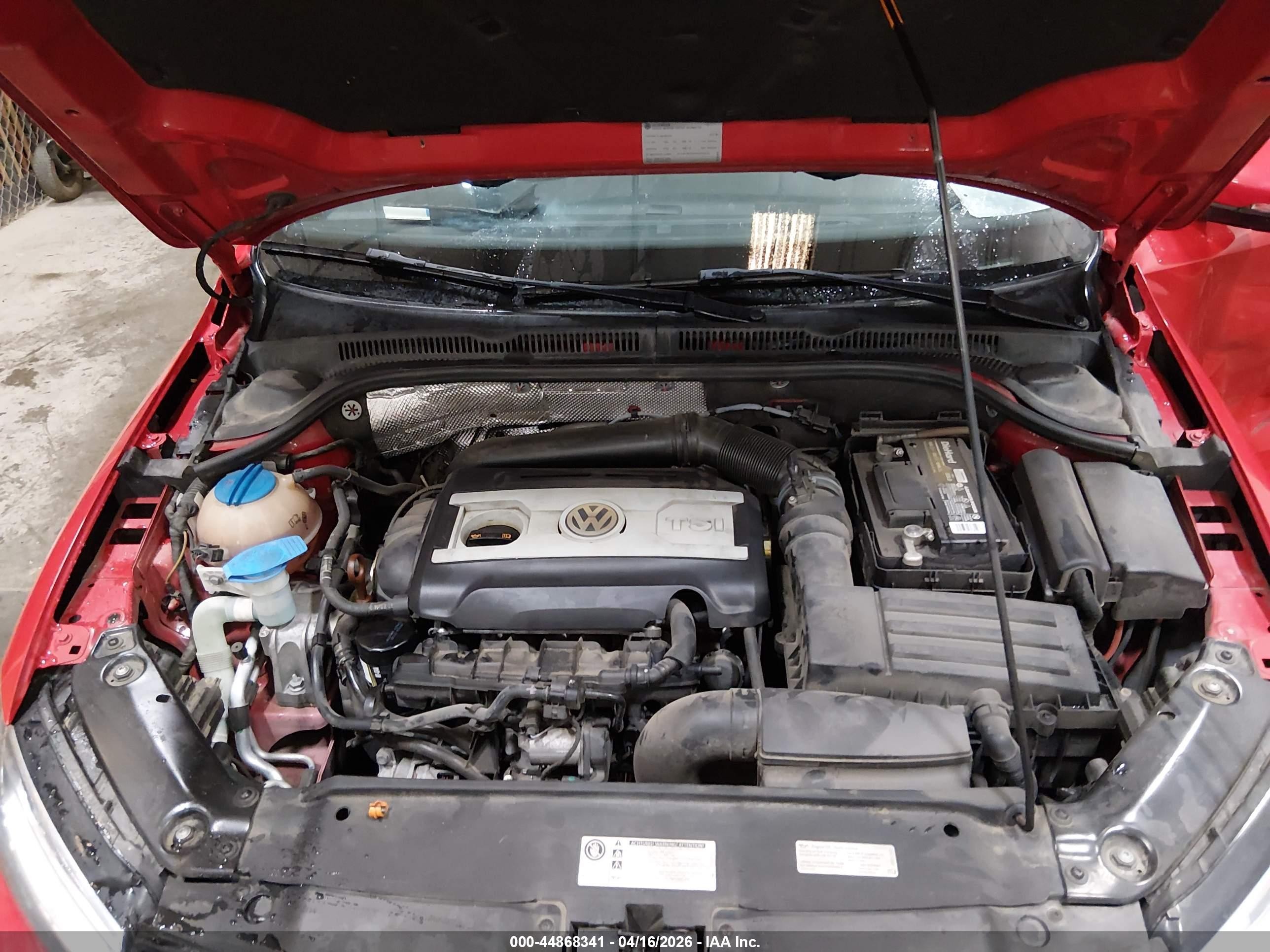 2013 Volkswagen Jetta Gli Autobahn Red vin: 3VW4A7AJ5DM233967