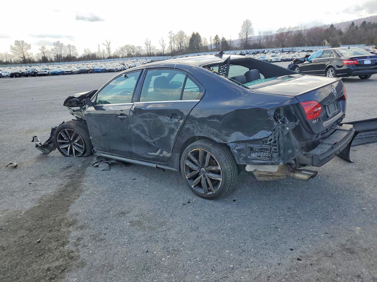 2013 Volkswagen Jetta Gli Black vin: 3VW4A7AJ5DM388342