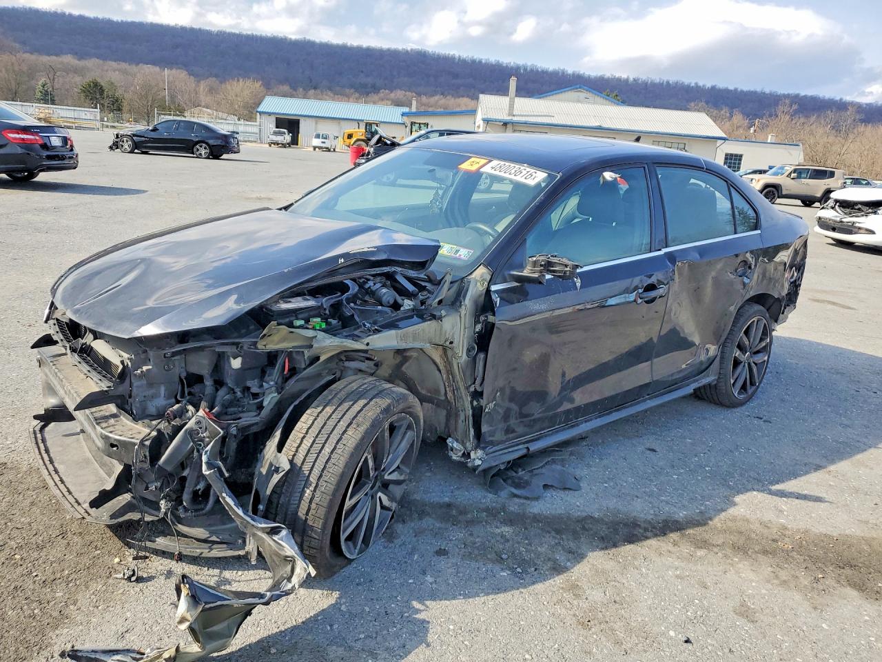 2013 Volkswagen Jetta Gli Black vin: 3VW4A7AJ5DM388342