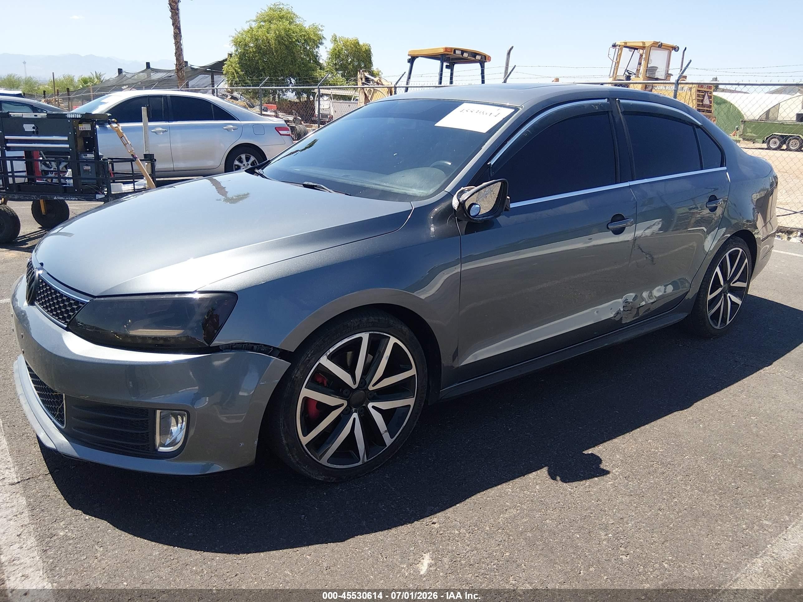 2013 Volkswagen Jetta Gli Autobahn W/nav Gray vin: 3VW4A7AJ5DM426426