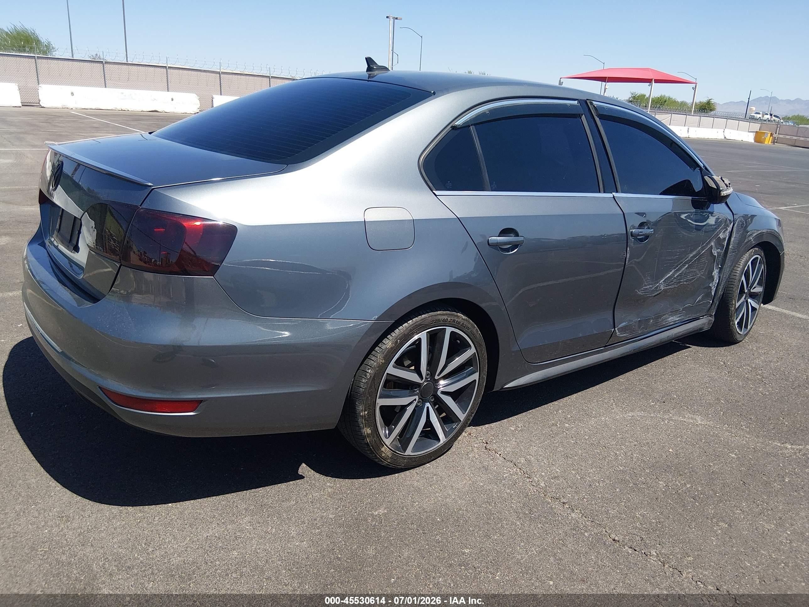 2013 Volkswagen Jetta Gli Autobahn W/nav Gray vin: 3VW4A7AJ5DM426426