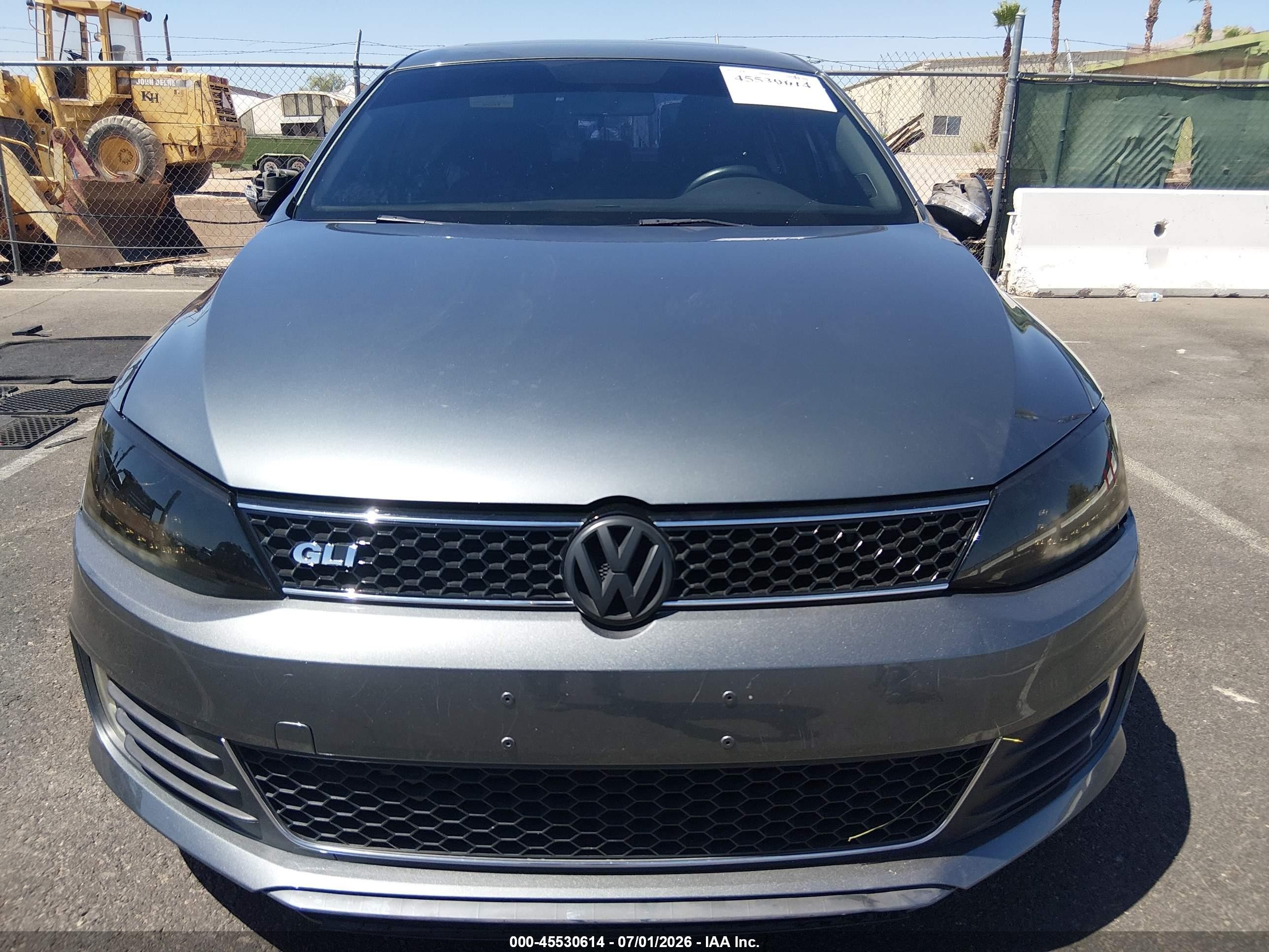 2013 Volkswagen Jetta Gli Autobahn W/nav Gray vin: 3VW4A7AJ5DM426426