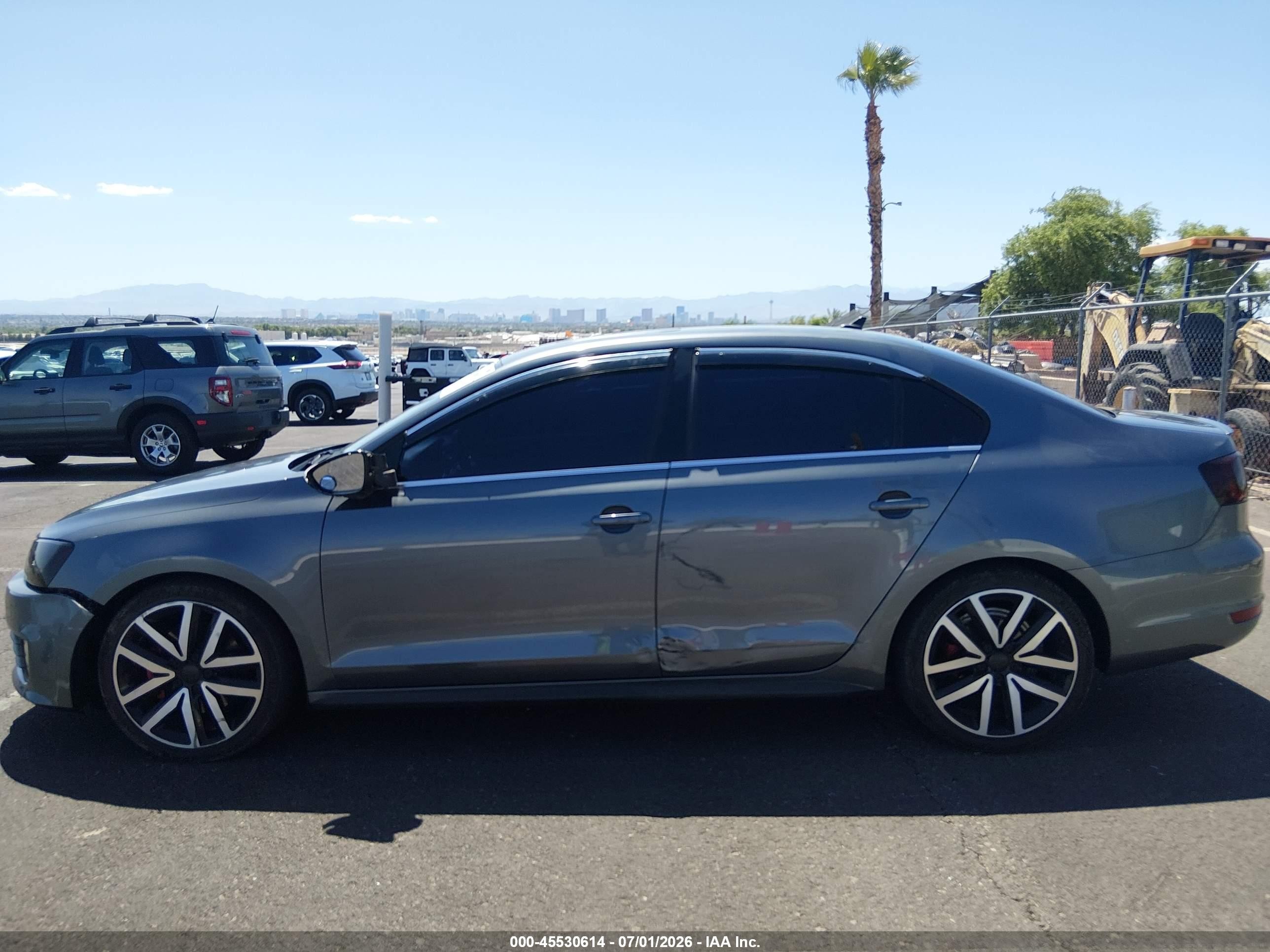 2013 Volkswagen Jetta Gli Autobahn W/nav Gray vin: 3VW4A7AJ5DM426426