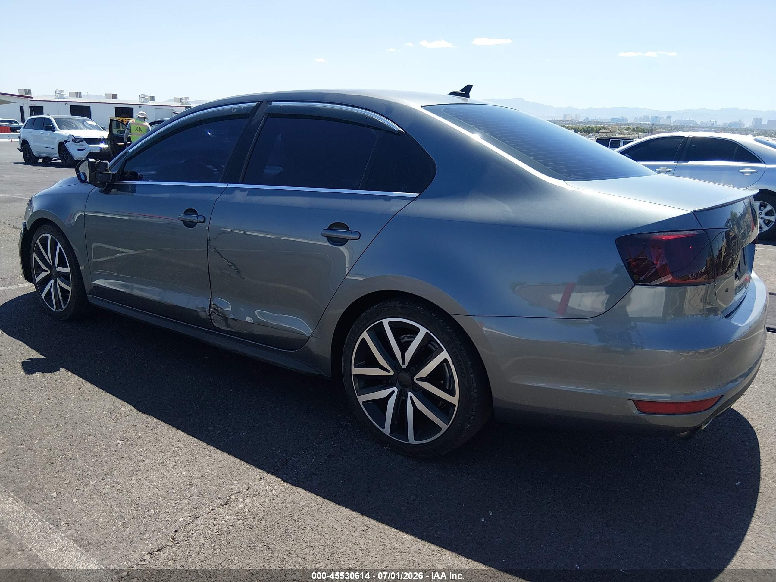 2013 Volkswagen Jetta Gli Autobahn W/nav Gray vin: 3VW4A7AJ5DM426426