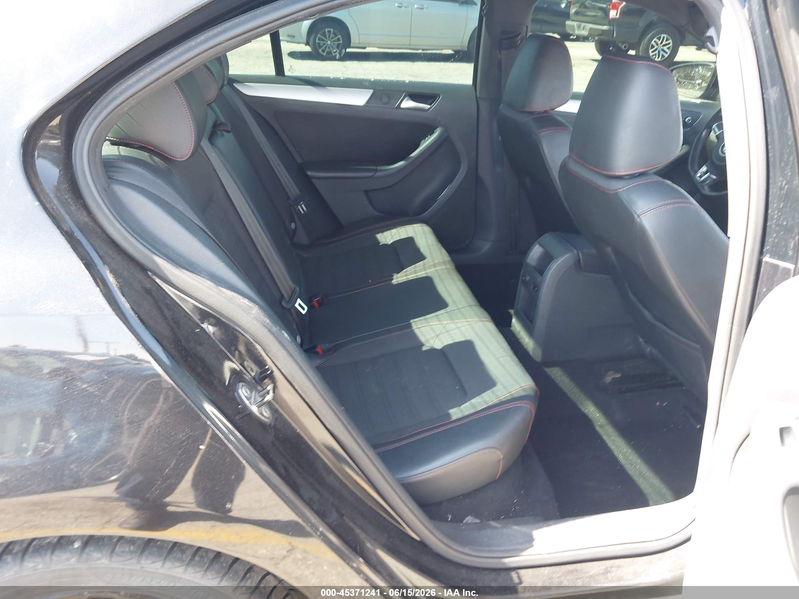 2013 Volkswagen Jetta Gli Black vin: 3VW4A7AJ6DM260305