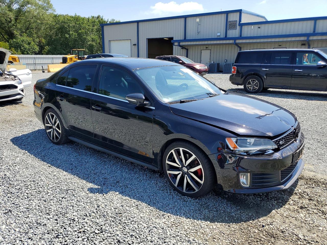 2013 Volkswagen Jetta Gli Black vin: 3VW4A7AJ7DM264217