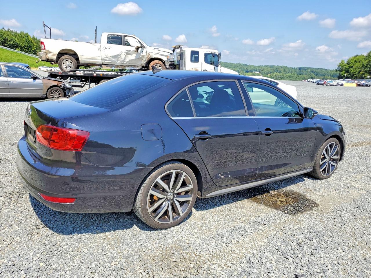 2013 Volkswagen Jetta Gli Black vin: 3VW4A7AJ7DM264217