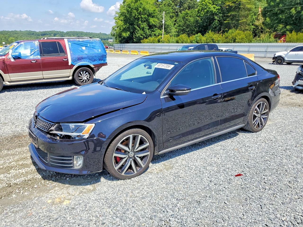 2013 Volkswagen Jetta Gli Black vin: 3VW4A7AJ7DM264217