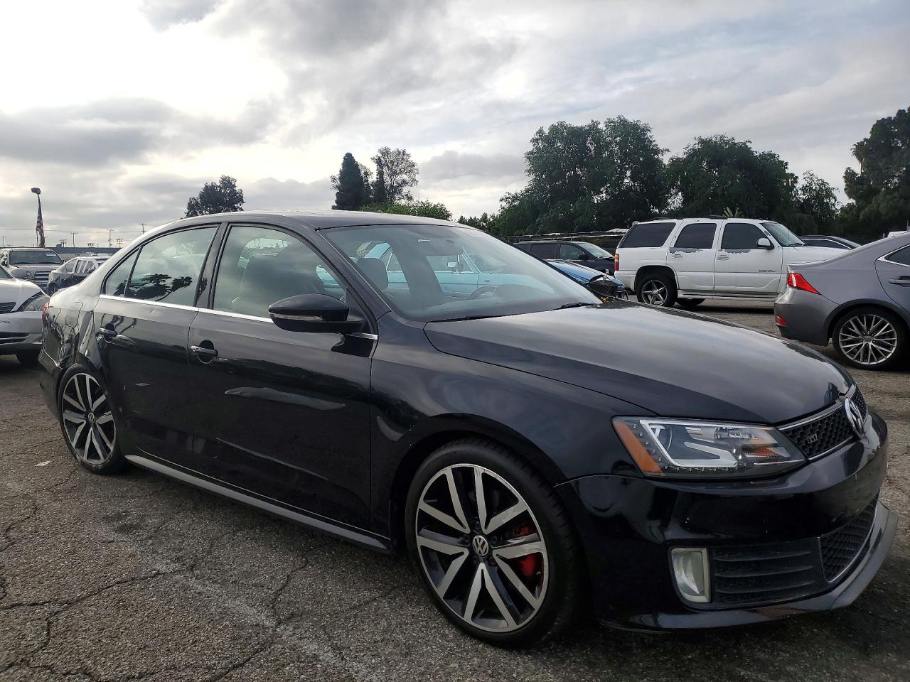 2013 Volkswagen Jetta Gli Black vin: 3VW4A7AJ8DM424024