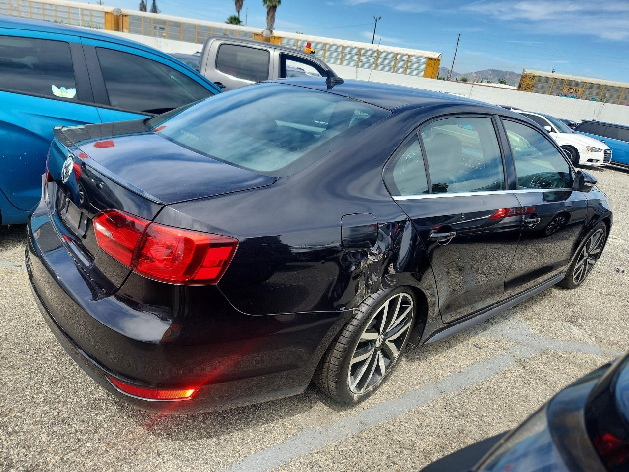 2013 Volkswagen Jetta Gli Black vin: 3VW4A7AJ8DM424024