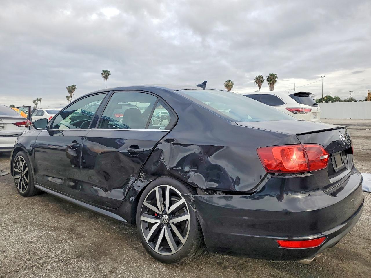 2013 Volkswagen Jetta Gli Black vin: 3VW4A7AJ8DM424024