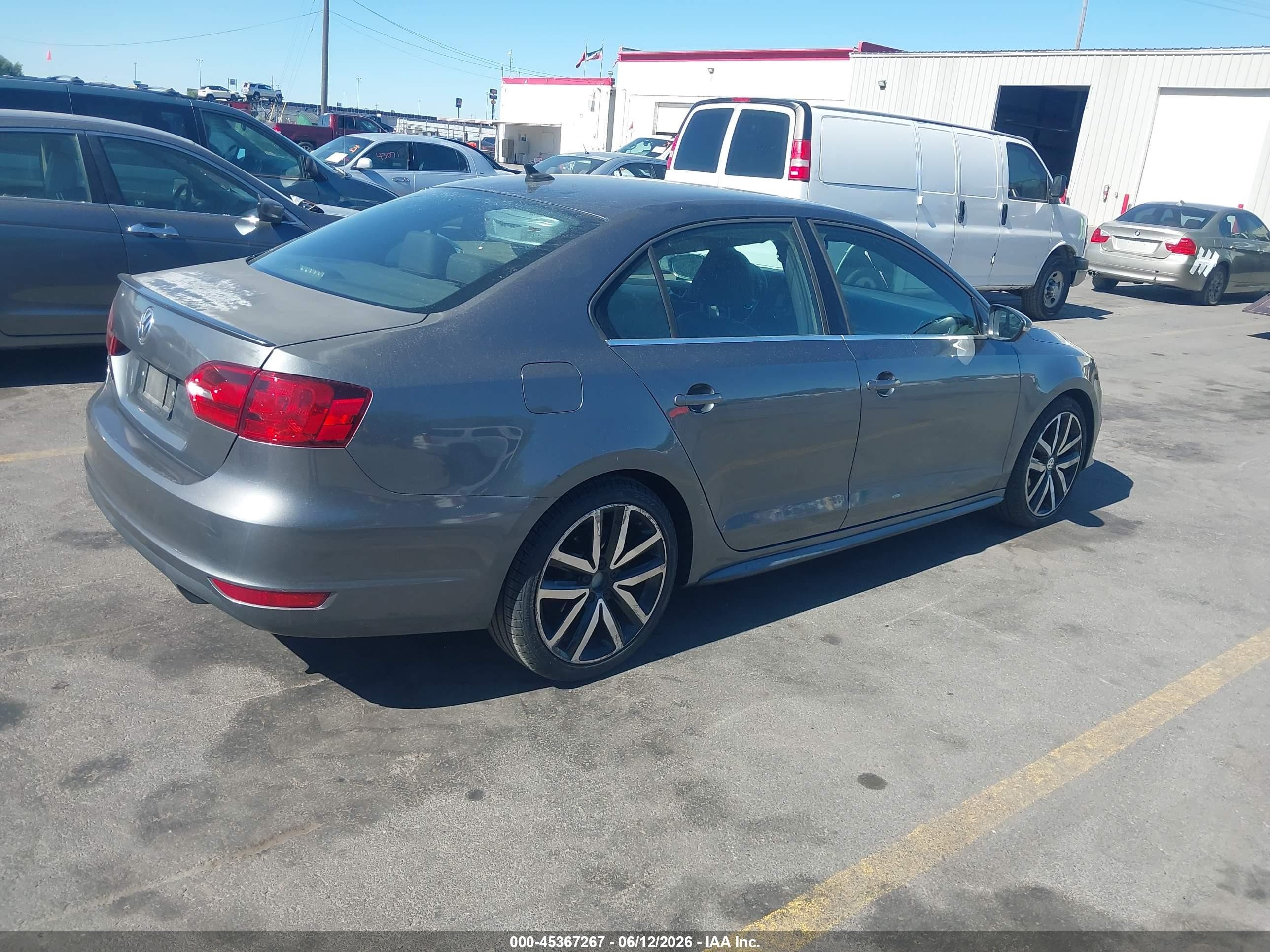 2012 Volkswagen Jetta Gli Autobahn Серый vin: 3VW4A7AJ9CM034452