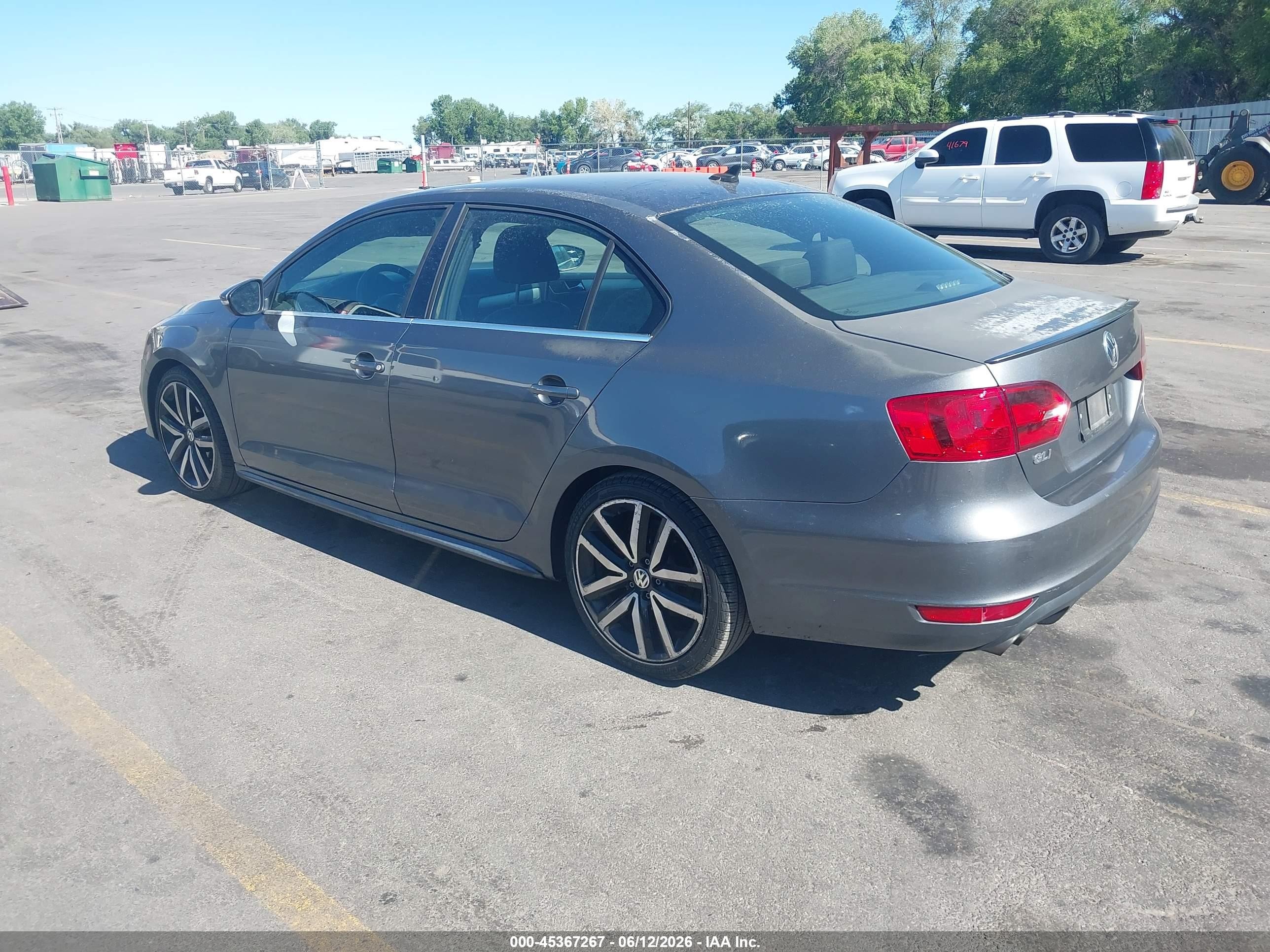 2012 Volkswagen Jetta Gli Autobahn Серый vin: 3VW4A7AJ9CM034452
