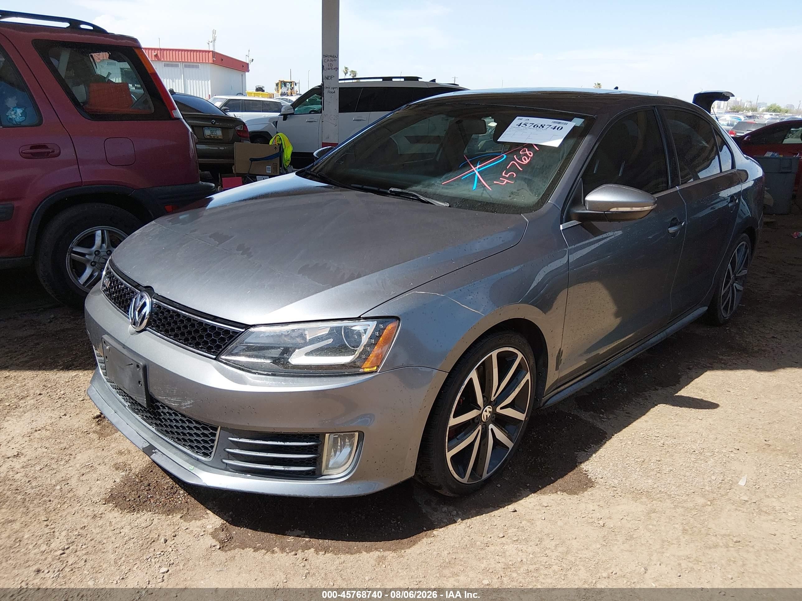 2013 Volkswagen Jetta Gli Autobahn W/nav Серый vin: 3VW4A7AJ9DM364111