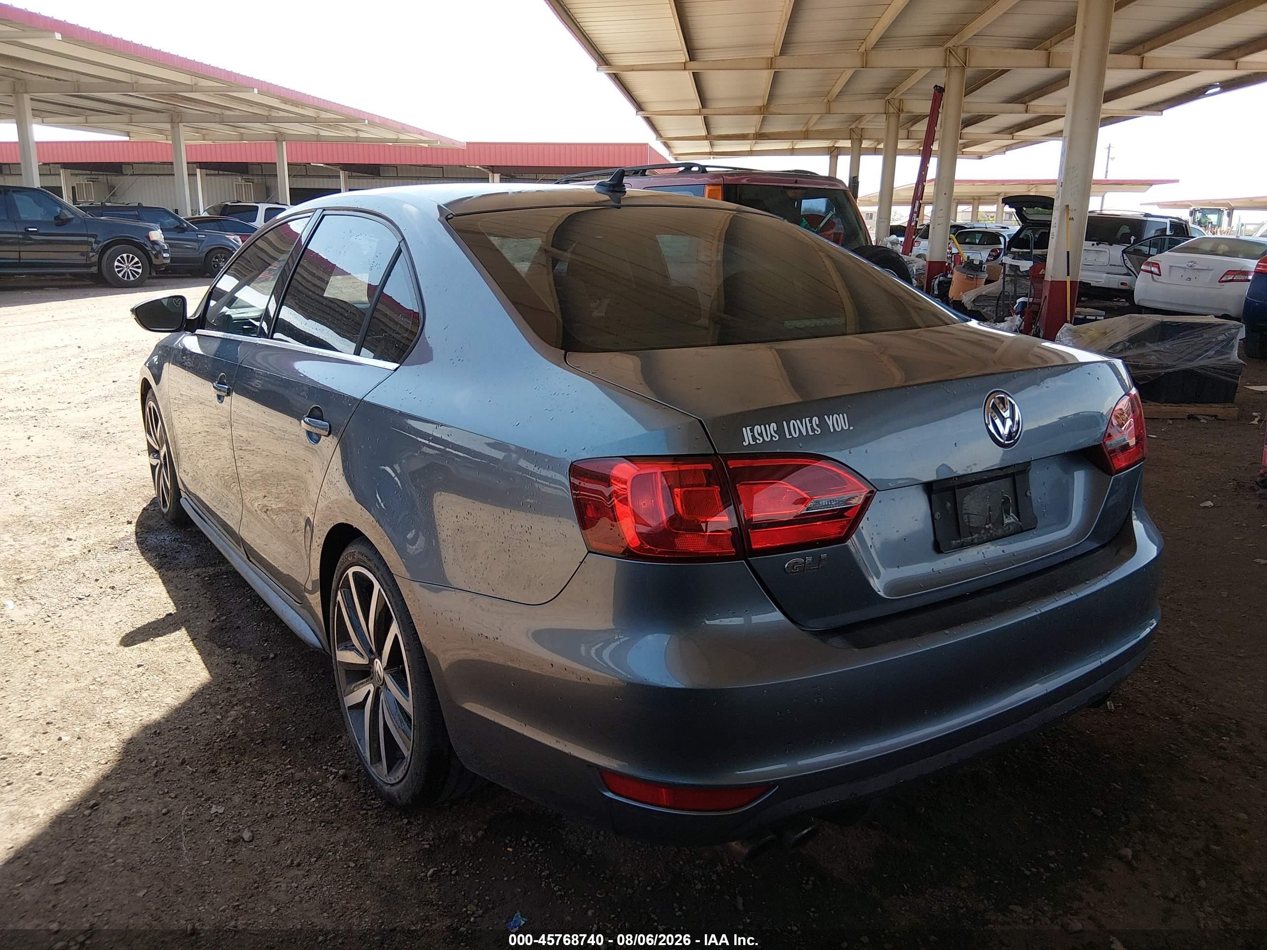 2013 Volkswagen Jetta Gli Autobahn W/nav Серый vin: 3VW4A7AJ9DM364111