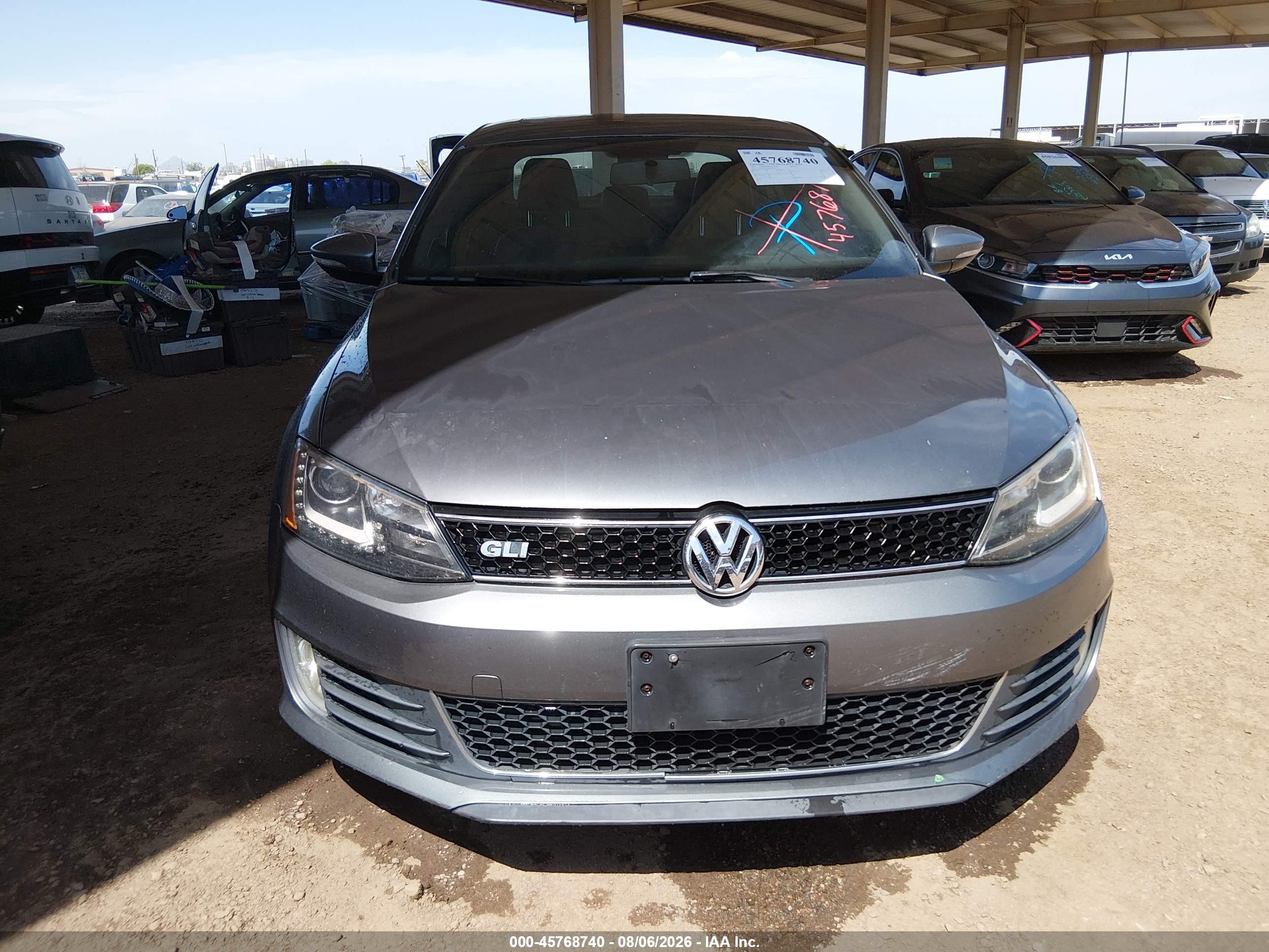 2013 Volkswagen Jetta Gli Autobahn W/nav Серый vin: 3VW4A7AJ9DM364111