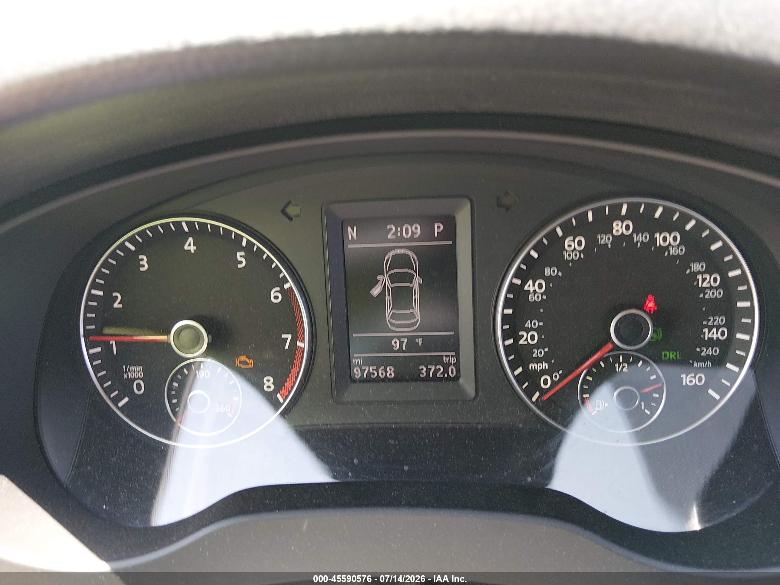 2013 Volkswagen Jetta Gli Autobahn W/nav Red vin: 3VW4A7AJ9DM369177