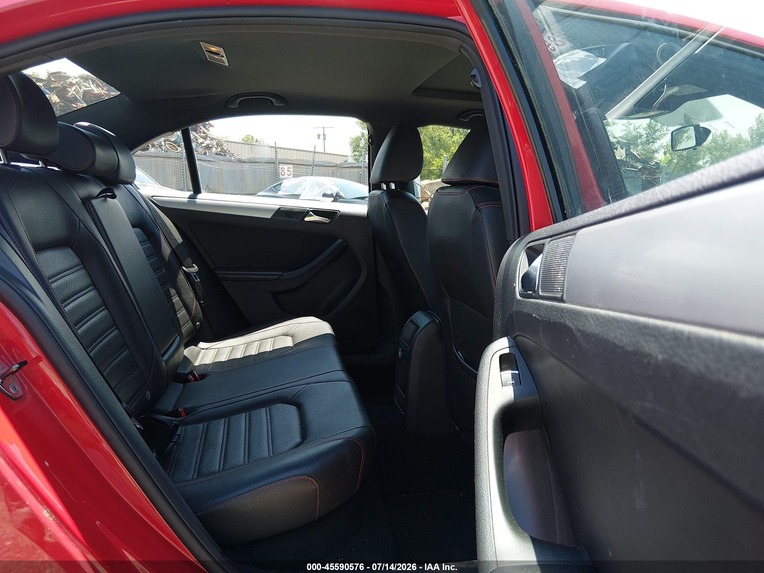 2013 Volkswagen Jetta Gli Autobahn W/nav Red vin: 3VW4A7AJ9DM369177
