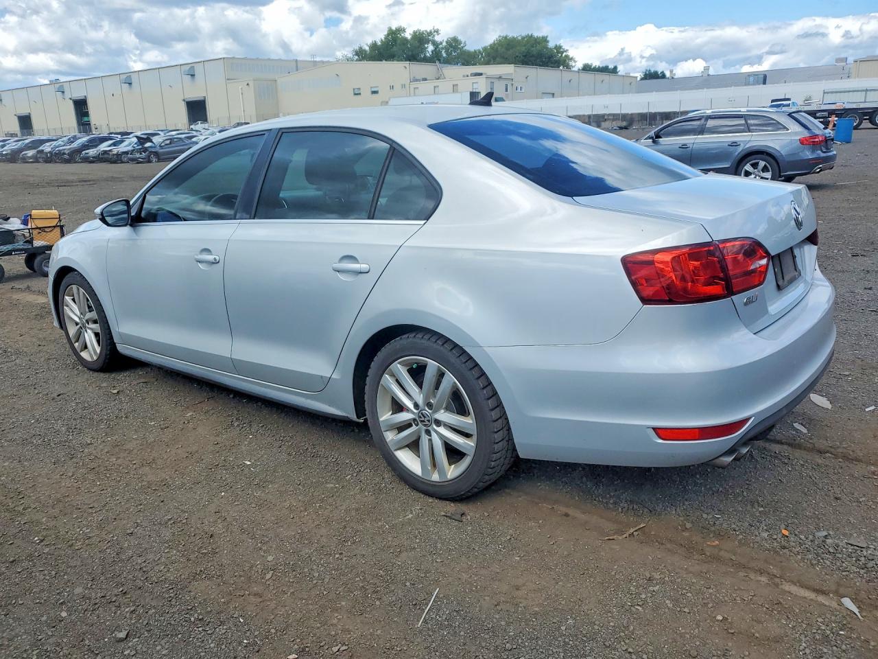 2012 Volkswagen Jetta Gli White vin: 3VW4A7AJXCM123155