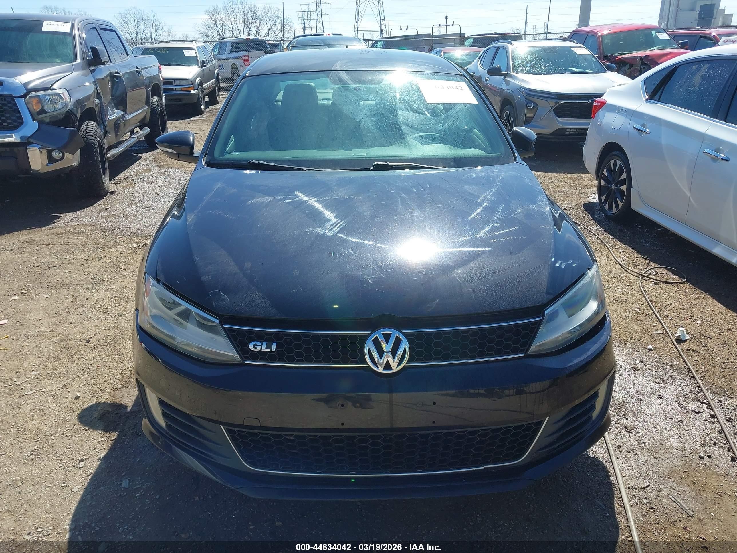 2013 Volkswagen Jetta Gli Black vin: 3VW4A7AJXDM211771