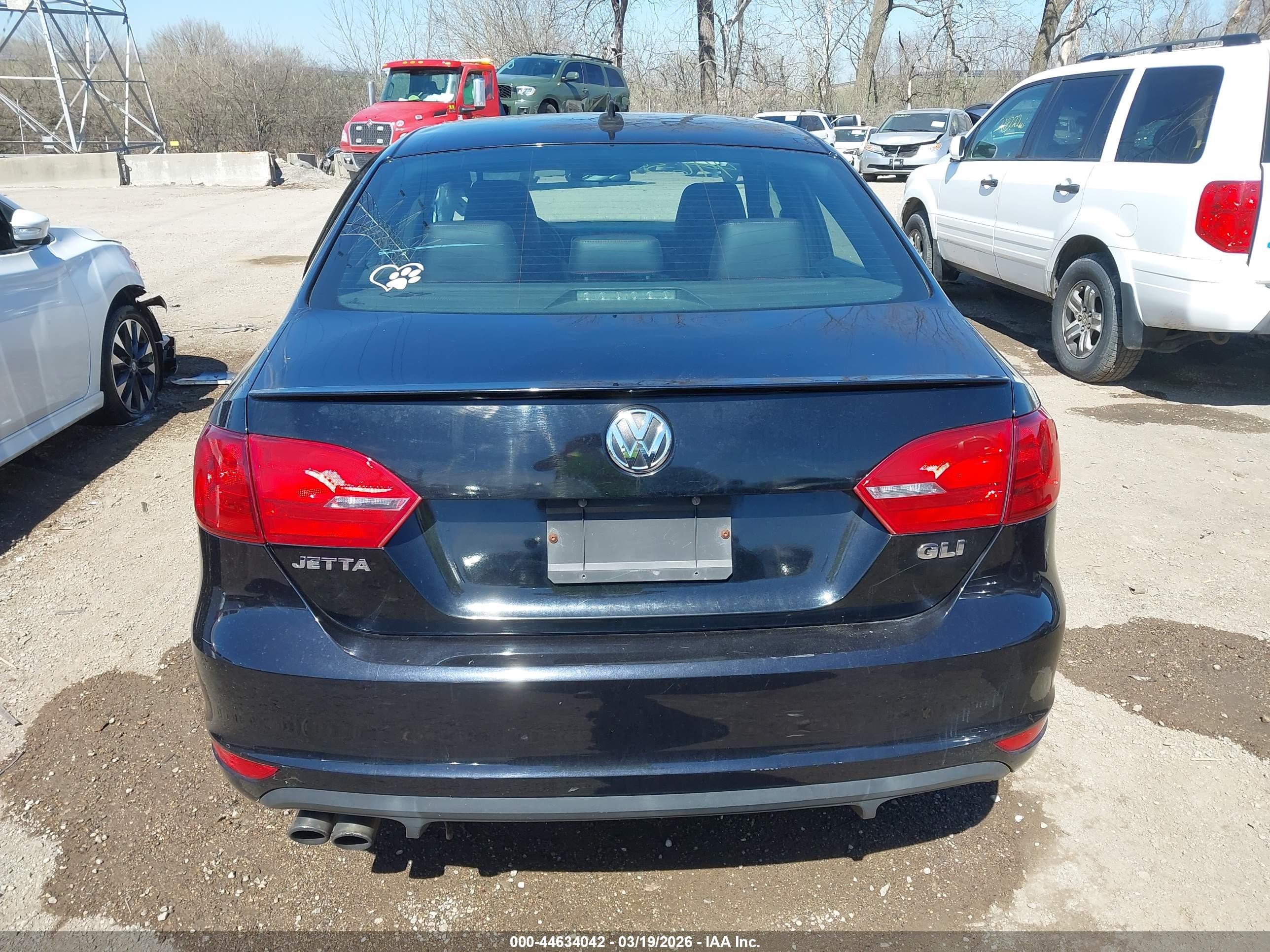 2013 Volkswagen Jetta Gli Black vin: 3VW4A7AJXDM211771