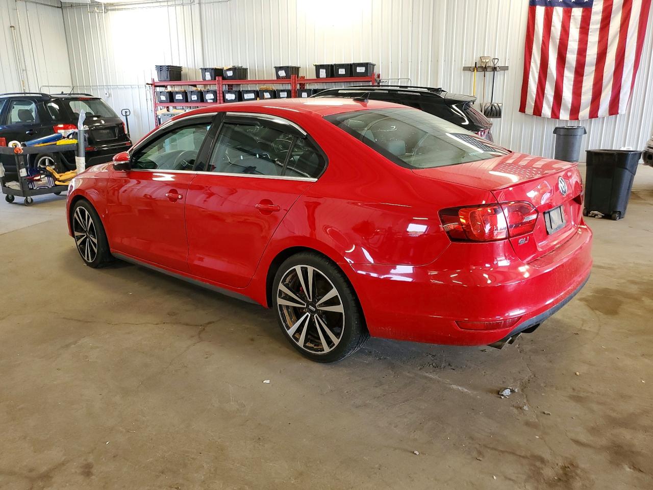 2013 Volkswagen Jetta Gli Red vin: 3VW4A7AJXDM227677