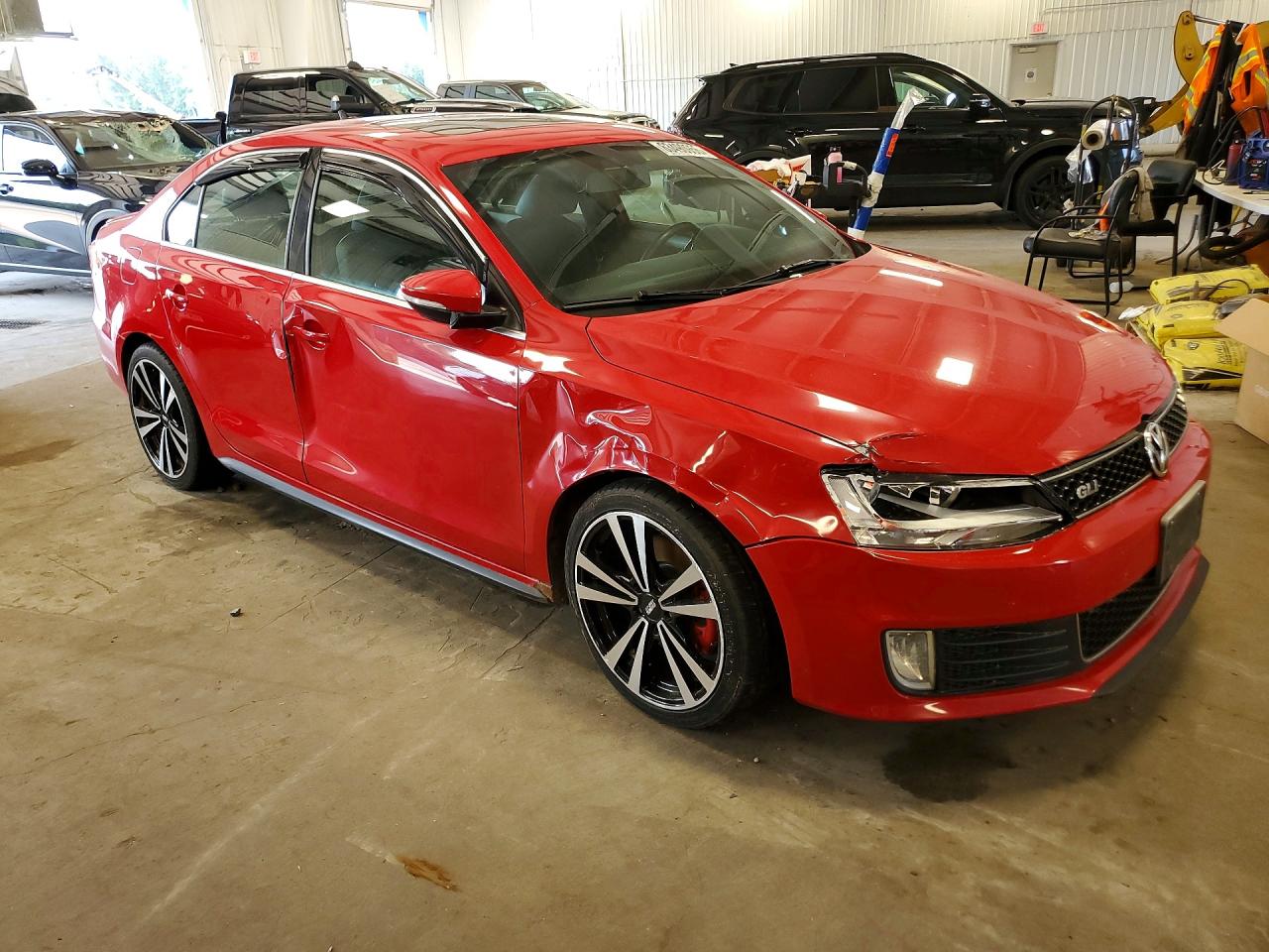 2013 Volkswagen Jetta Gli Red vin: 3VW4A7AJXDM227677