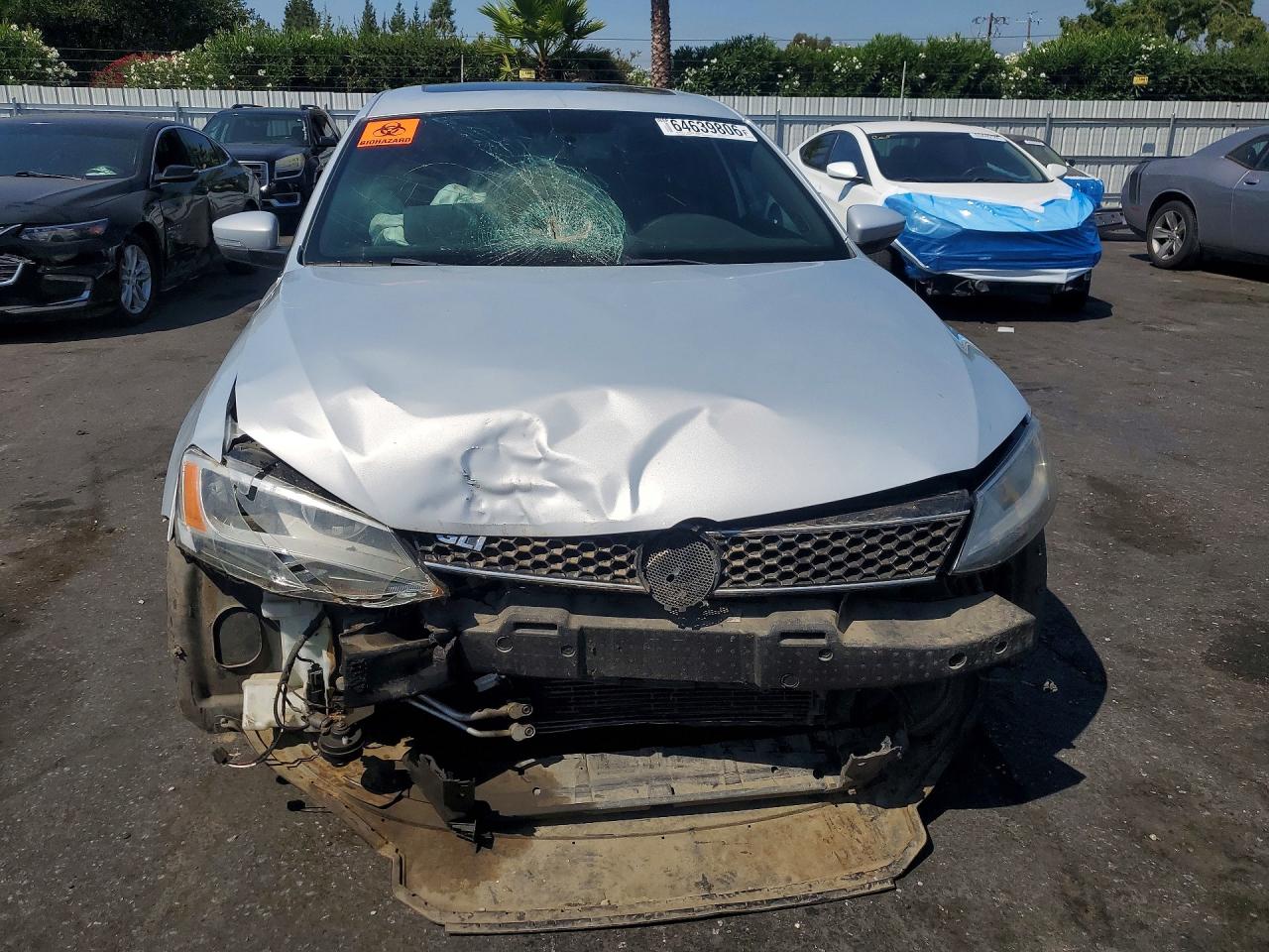 2013 Volkswagen Jetta Gli Silver vin: 3VW4A7AJXDM249131