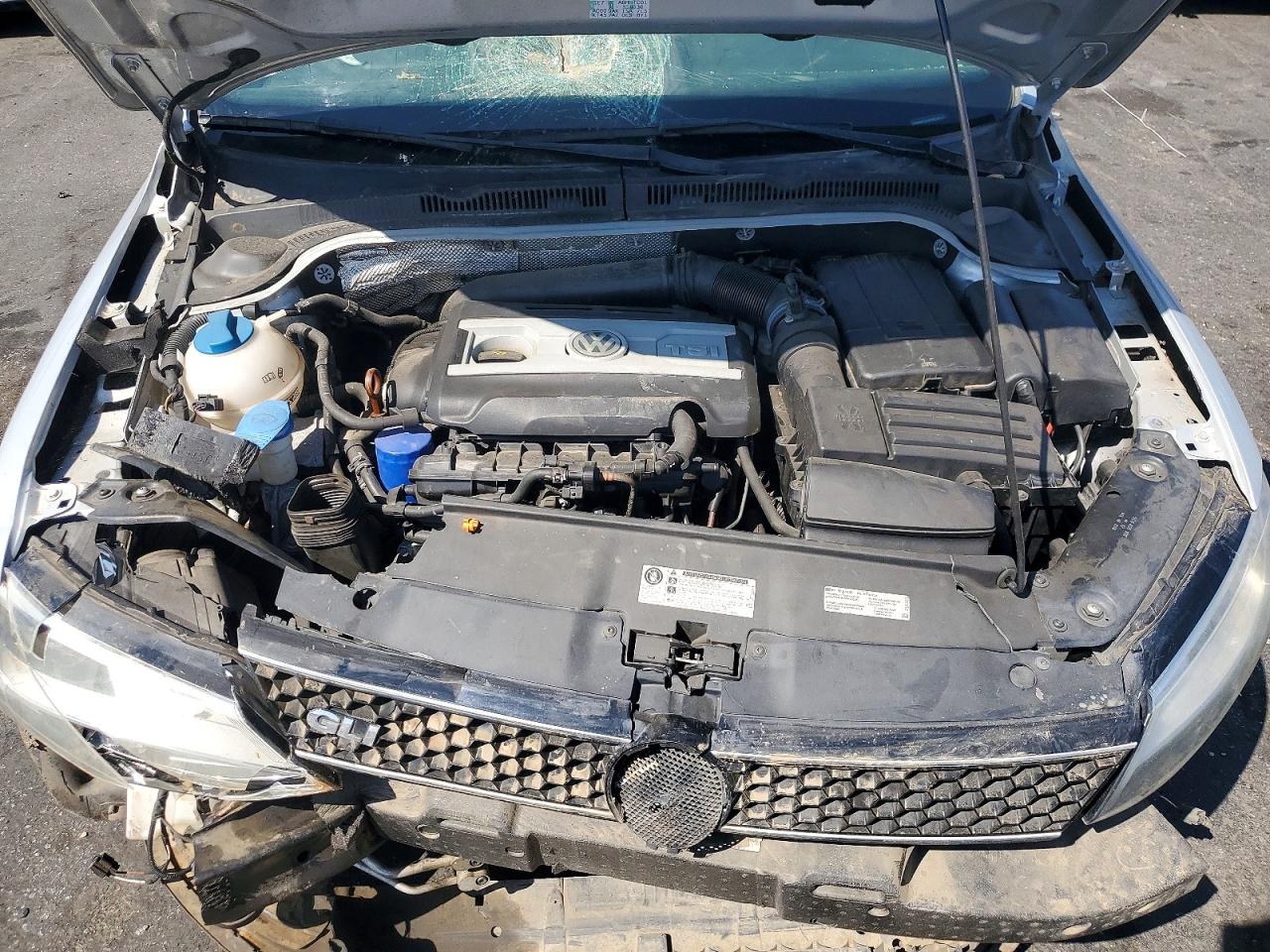 2013 Volkswagen Jetta Gli Silver vin: 3VW4A7AJXDM249131