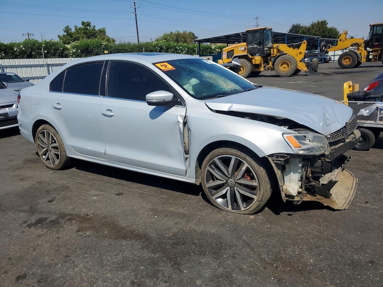 2013 Volkswagen Jetta Gli Silver vin: 3VW4A7AJXDM249131