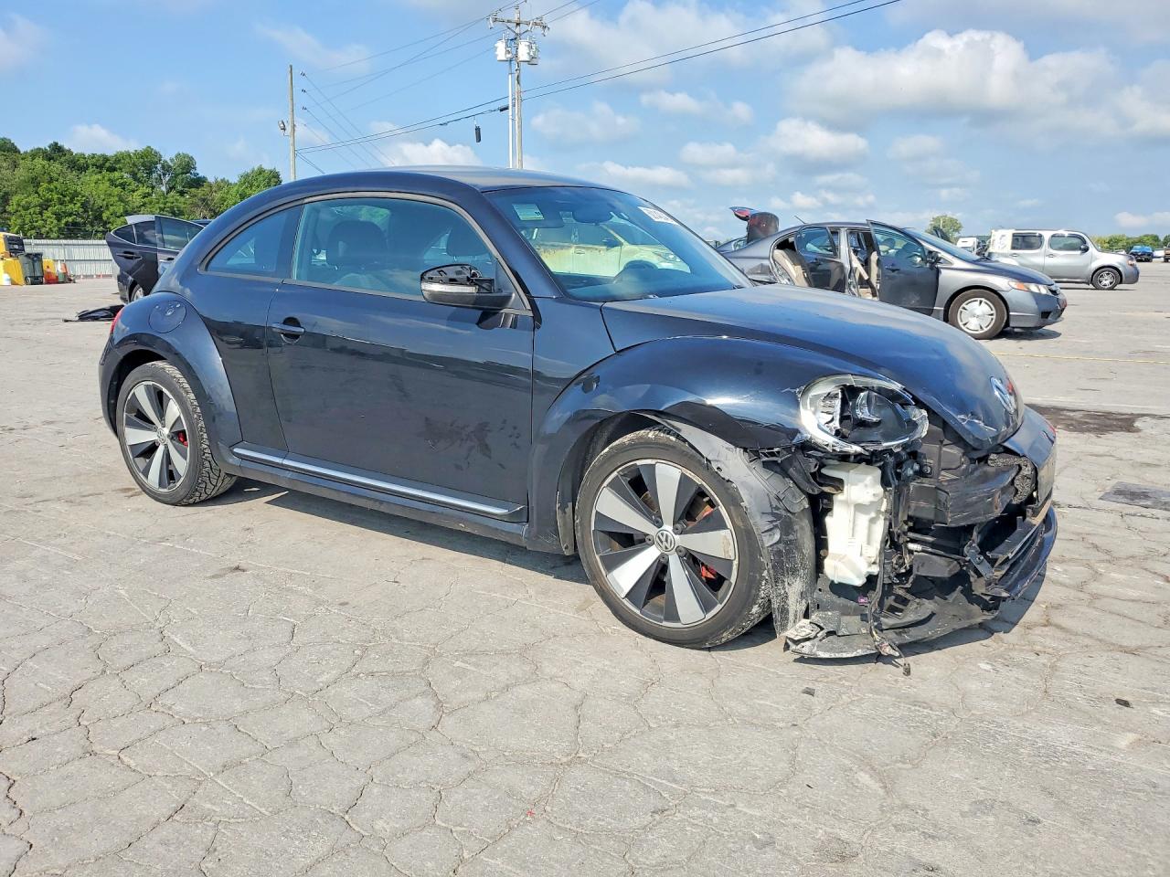2012 Volkswagen Beetle Turbo Черный vin: 3VW4A7AT1CM644055